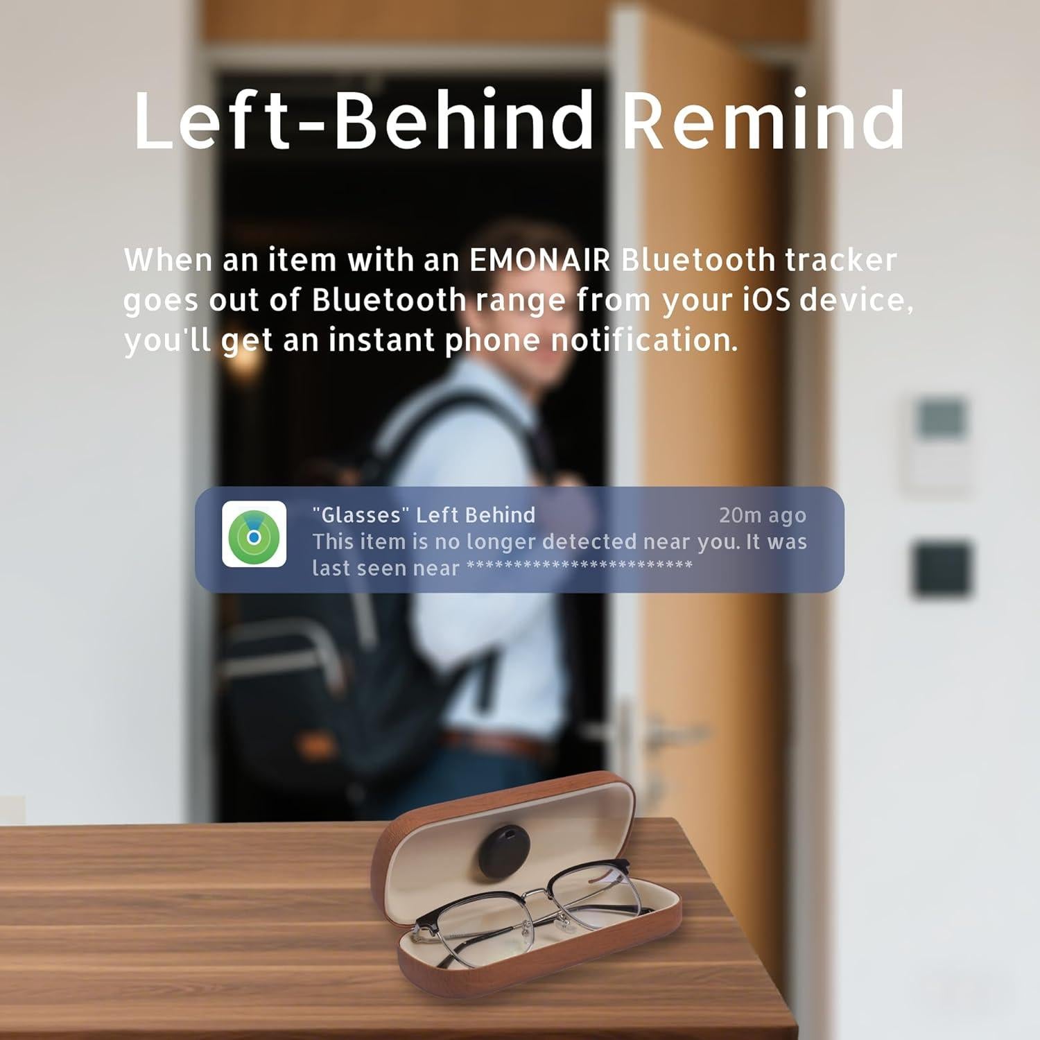 Etiquetas Dot EMONAIR Paquete de 4 Localizador Bluetooth iOS