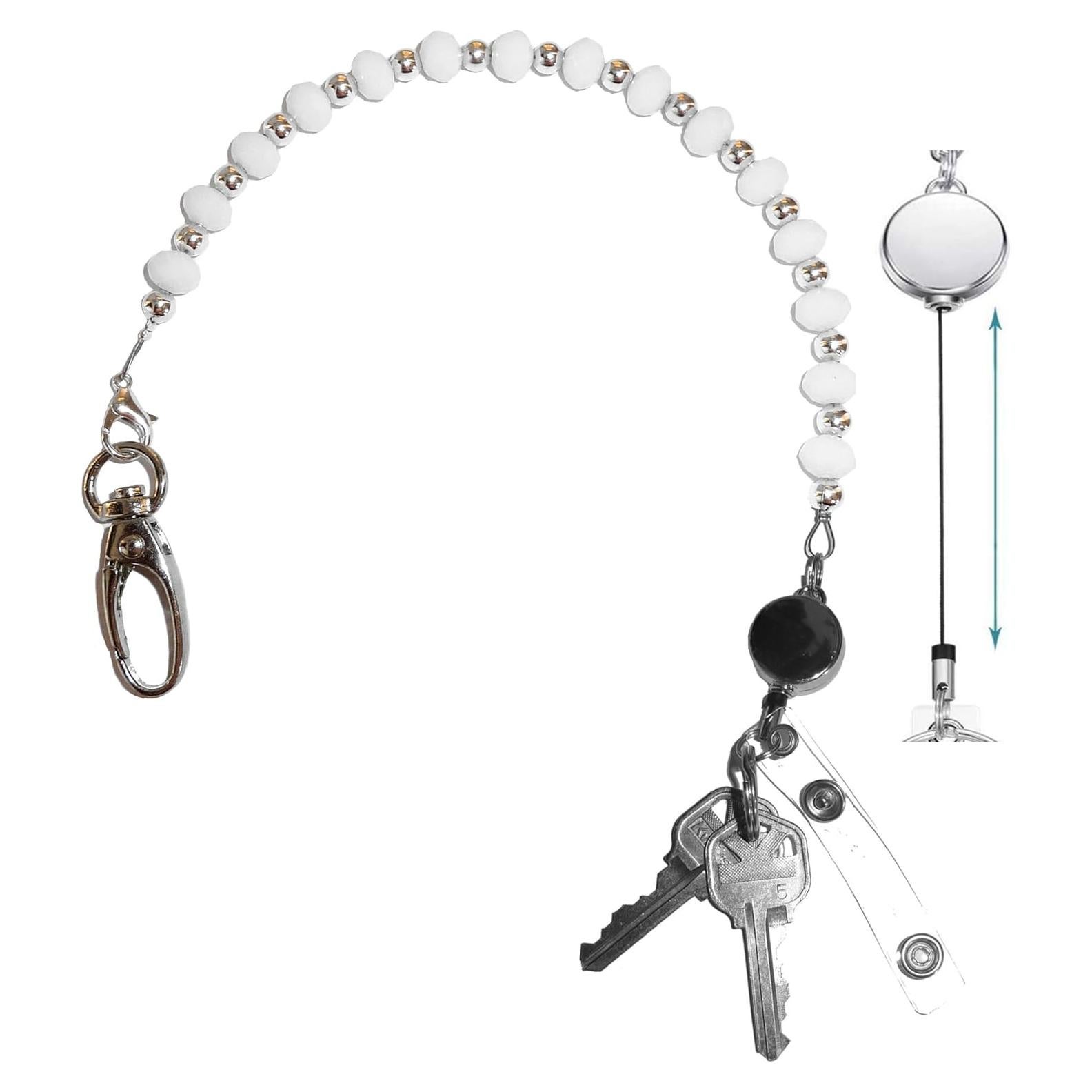 Porta Llaves de Perlas Hidden Hollow 30.48 cm Correa de Mano