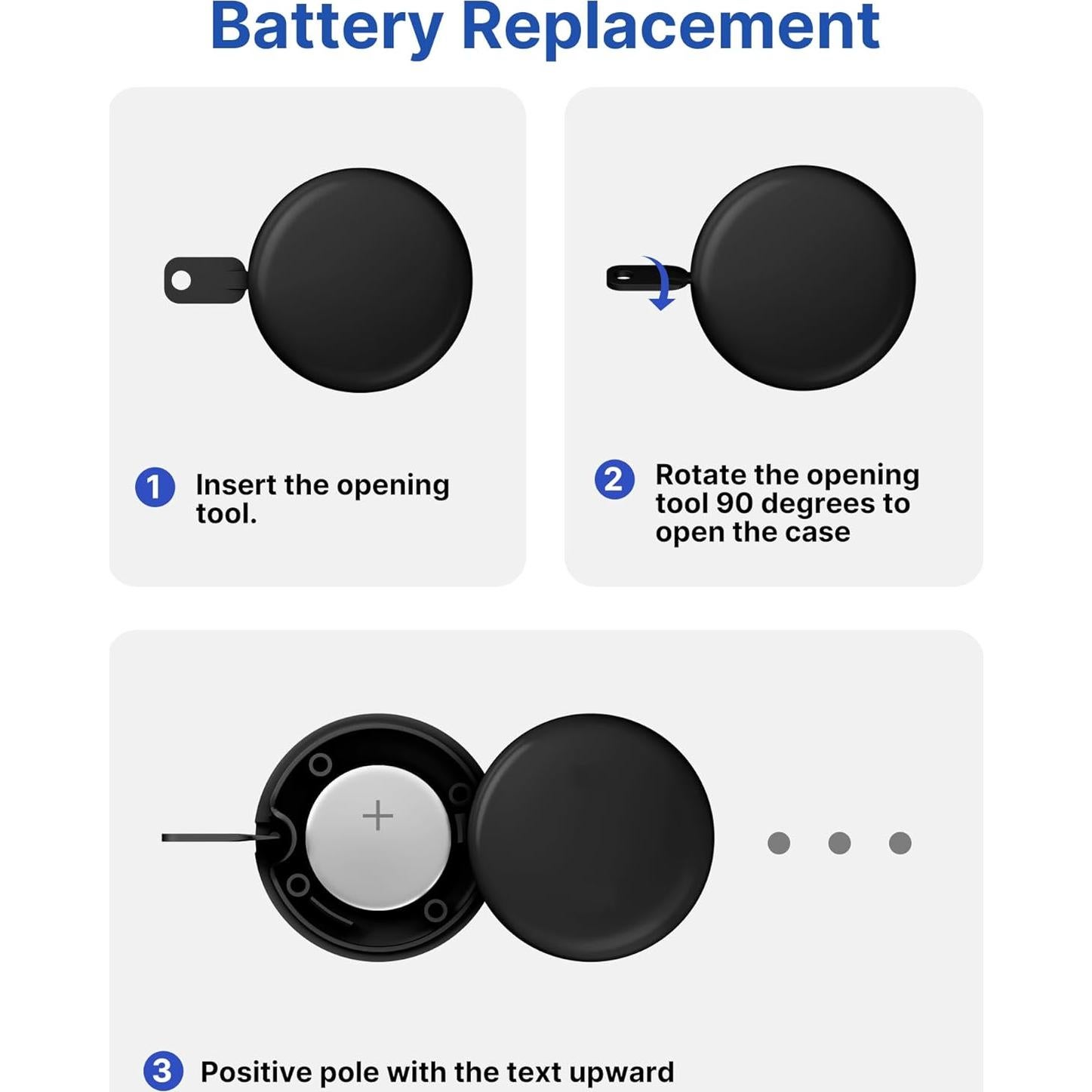Etiquetas de Rastreo Inteligente Aircovered - 4 Paquete Bluetooth