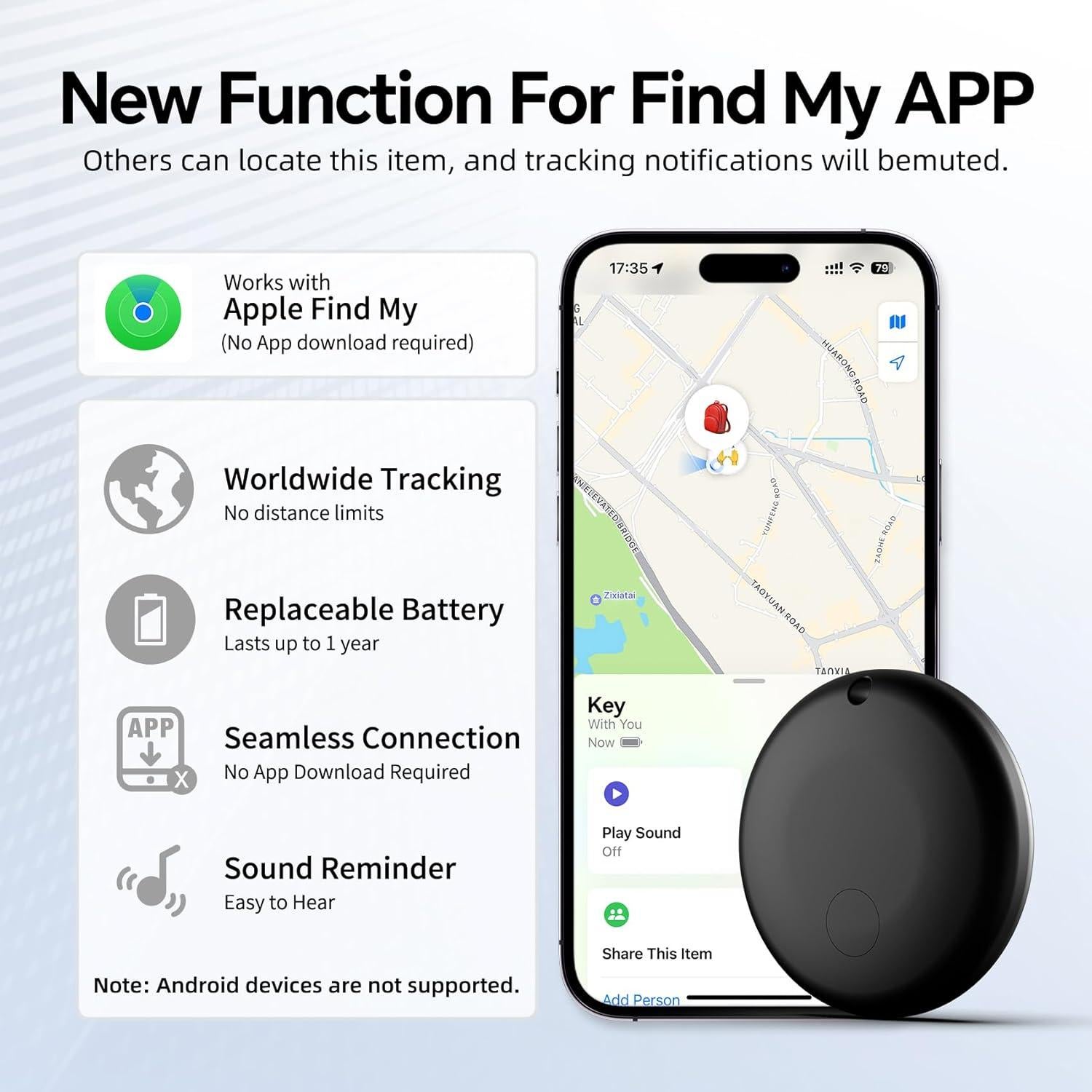 Etiquetas de Aire Inteligentes Eelexa 2025 - Localizador Bluetooth
