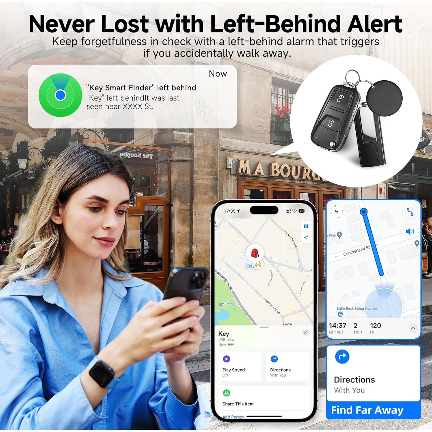 Etiquetas de Aire Inteligentes Eelexa 2025 - Localizador Bluetooth