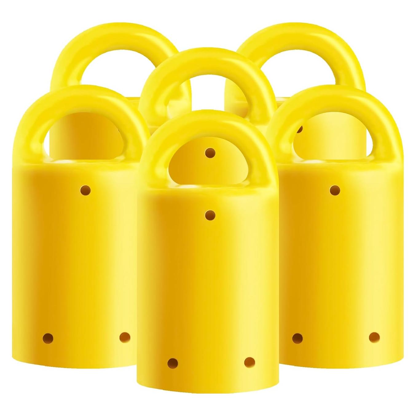 Imán de Neodimio MagnetPal 6 Piezas Amarillo 5.44 kg