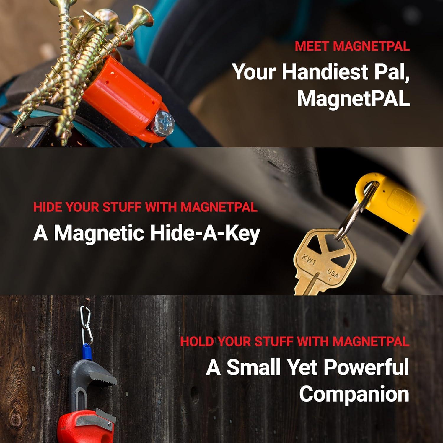 Imán de Neodimio MagnetPal 6 Piezas Amarillo 5.44 kg