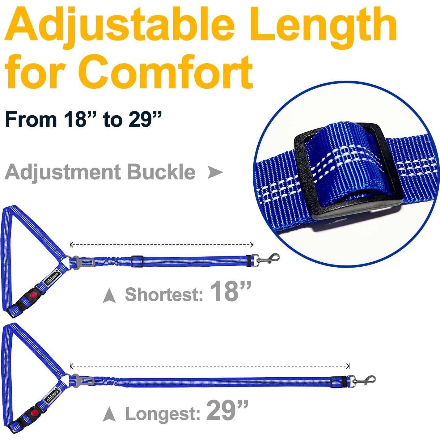 Cinturón de Seguridad para Perros Sitiaus - Ajustable 3 en 1