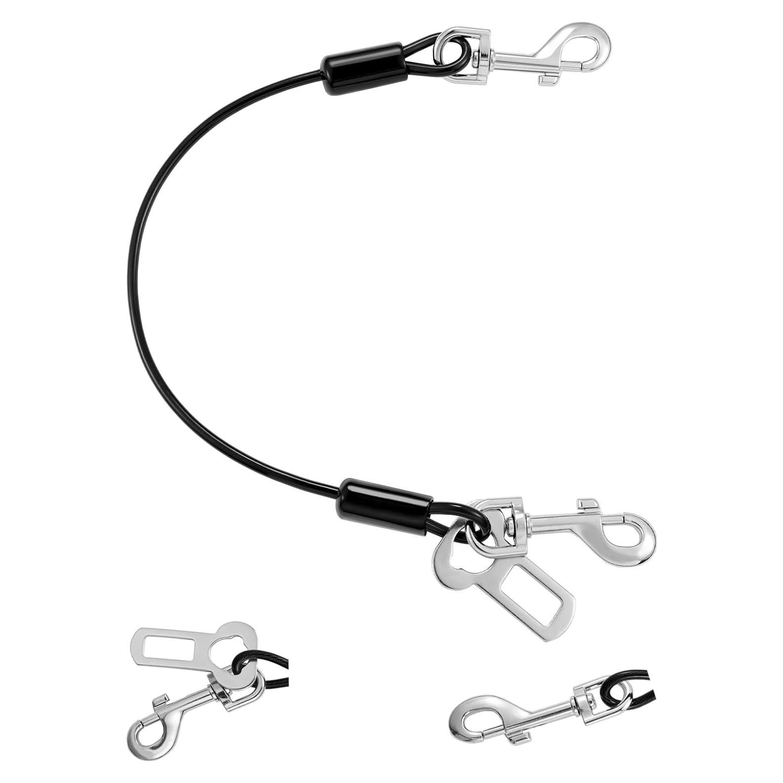 Cinturón de Seguridad para Perros VavoPaw 40 cm Negro