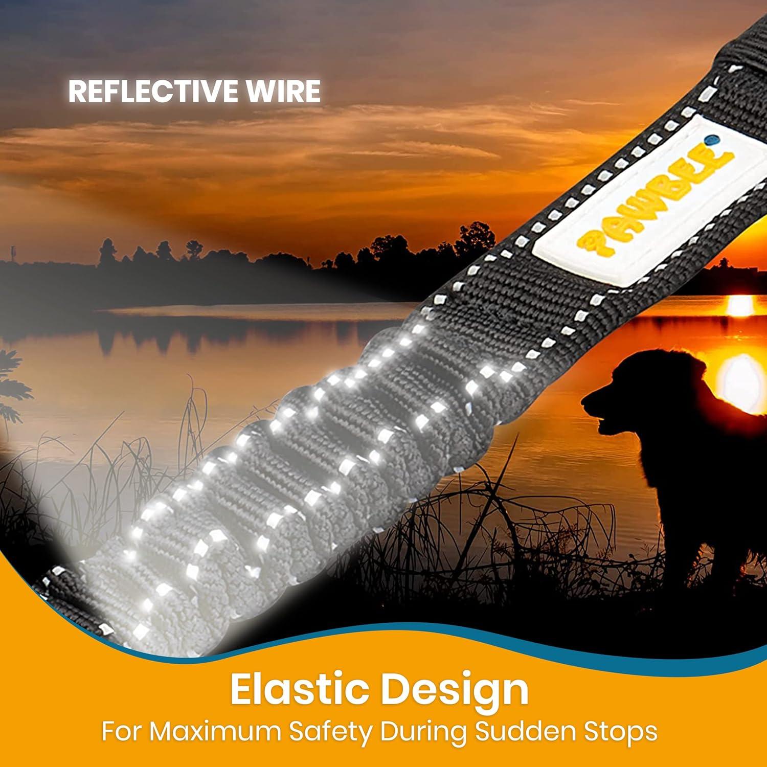 Cinturones de Seguridad para Perros PAWBEE - 2 Paquetes Ajustables