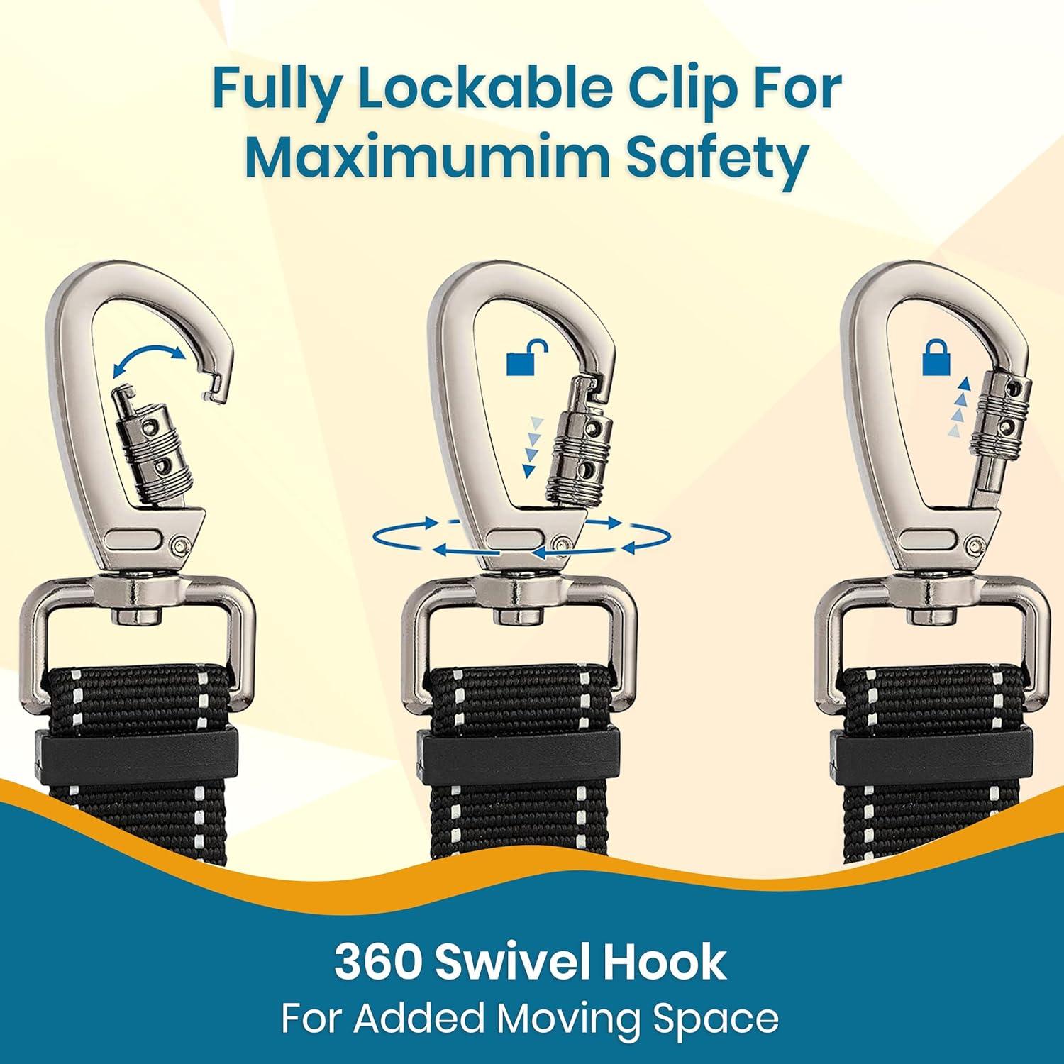 Cinturones de Seguridad para Perros PAWBEE - 2 Paquetes Ajustables