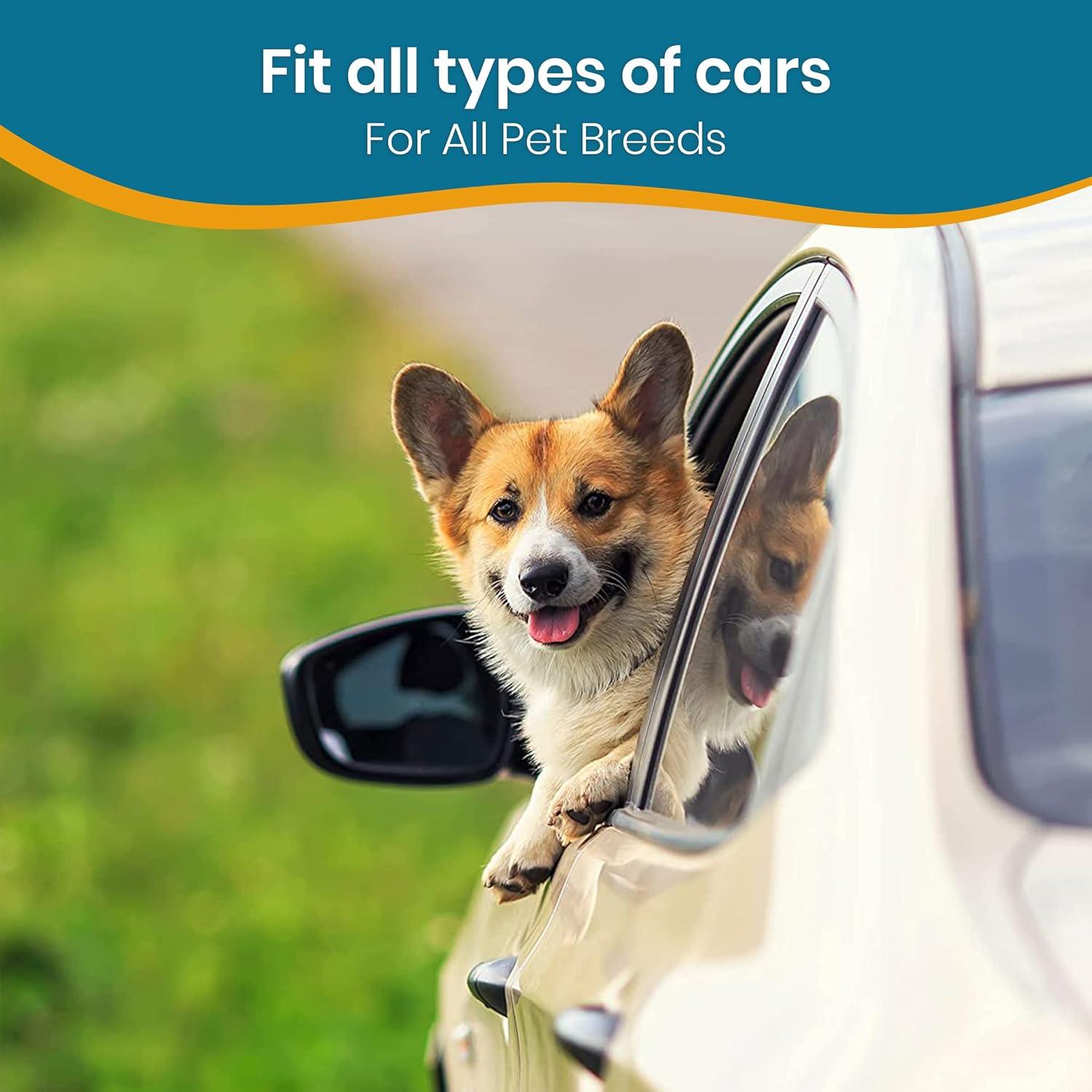 Cinturones de Seguridad para Perros PAWBEE - 2 Paquetes Ajustables