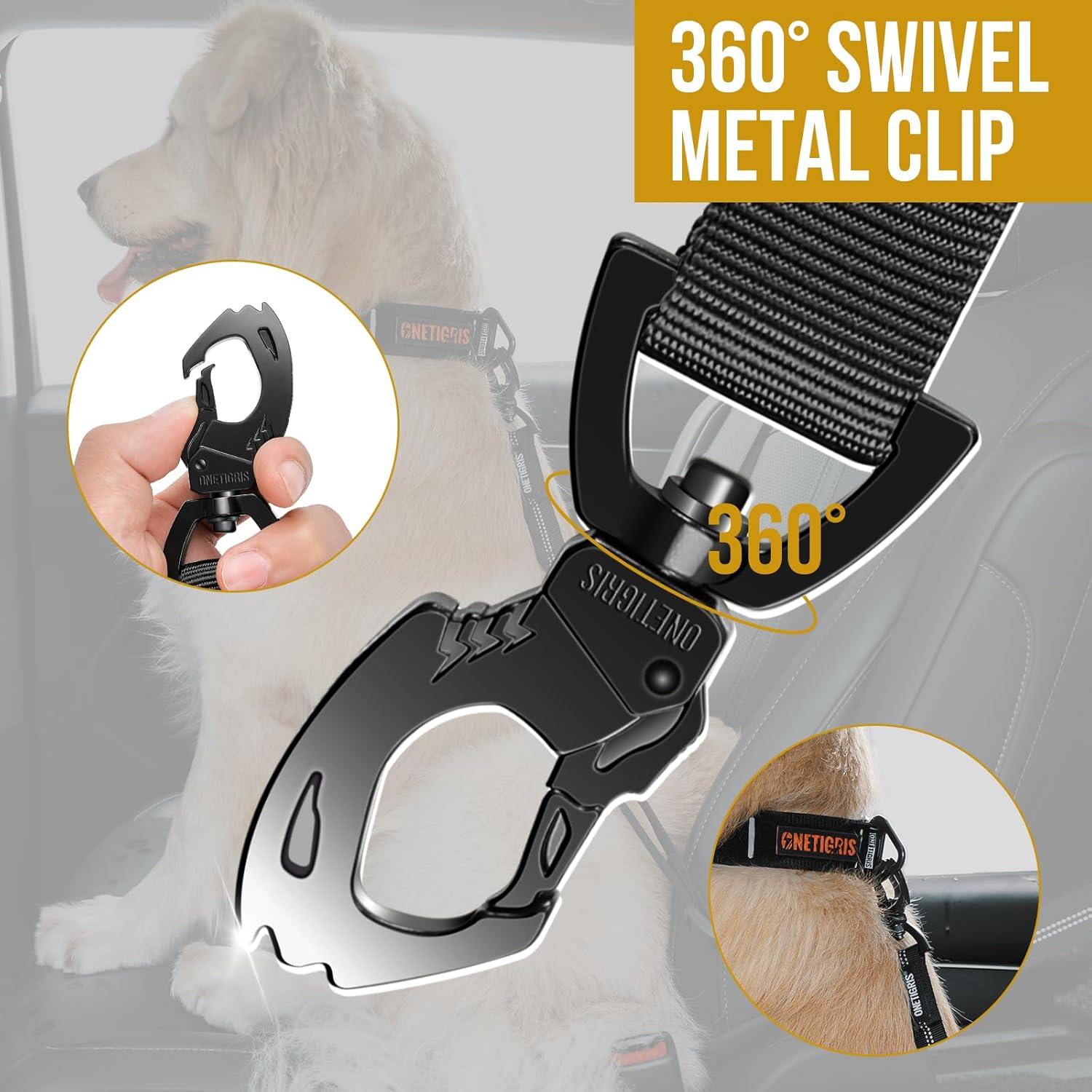 Cinturón de Seguridad para Mascotas OneTigris Ajustable 141-150cm