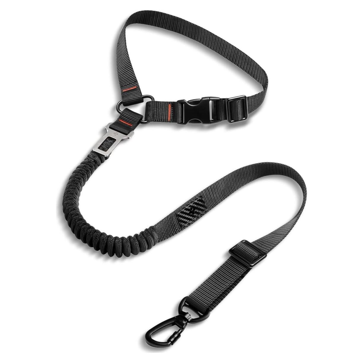 Cinturón de Seguridad Retráctil Spigen para Mascotas Negro