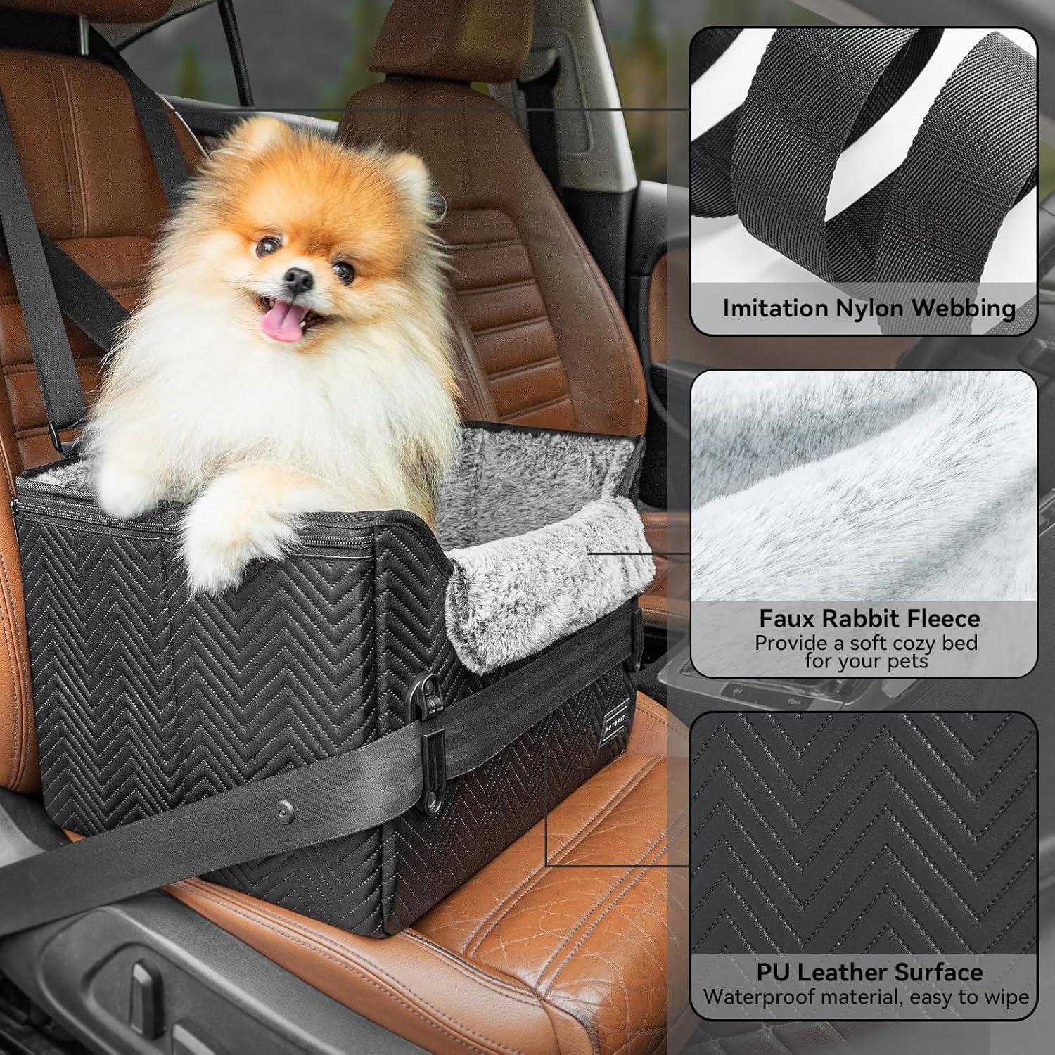 Asiento de Coche para Perros PETSFIT Negro 40.6x33.0cm