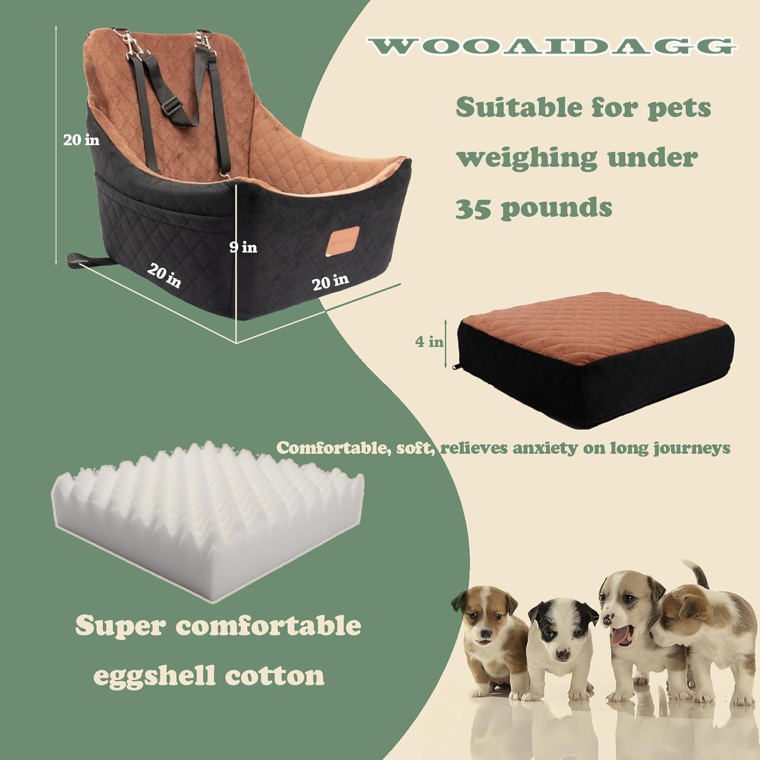 Asiento Elevador para Perros WOOAIDAGG 50.8x50.8cm Seguridad y Comodidad