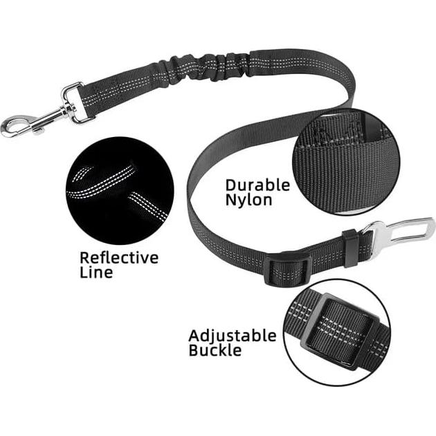 Cinturón de Seguridad para Perros CZZY Ajustable 65-90 cm