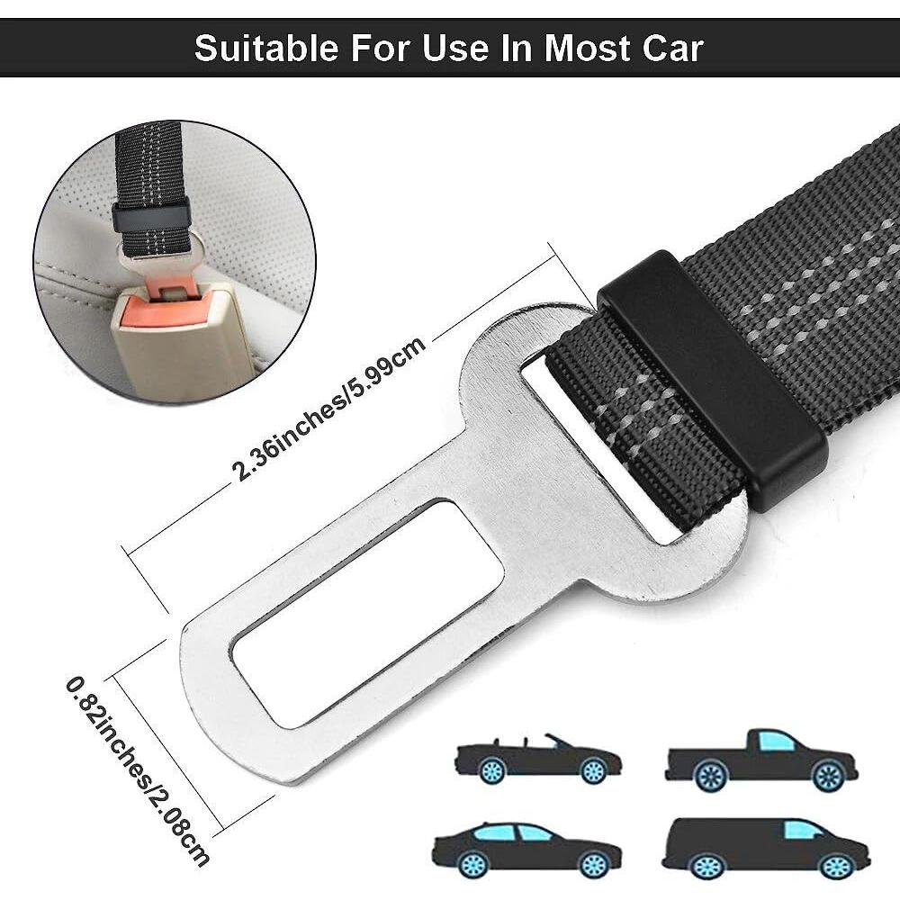 Cinturón de Seguridad para Perros CZZY Ajustable 65-90 cm