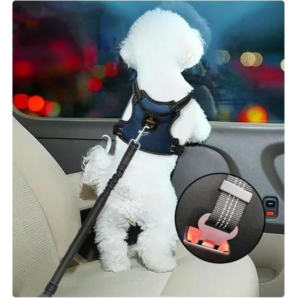 Cinturón de Seguridad para Perros CZZY Ajustable 65-90 cm