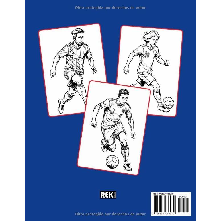 Leyendas del Futbol Libro para colorear: COLOREA LOS MEJORES JUGADORES DE FÚTBOL DE LA HISTORIA (Spanish Edition)