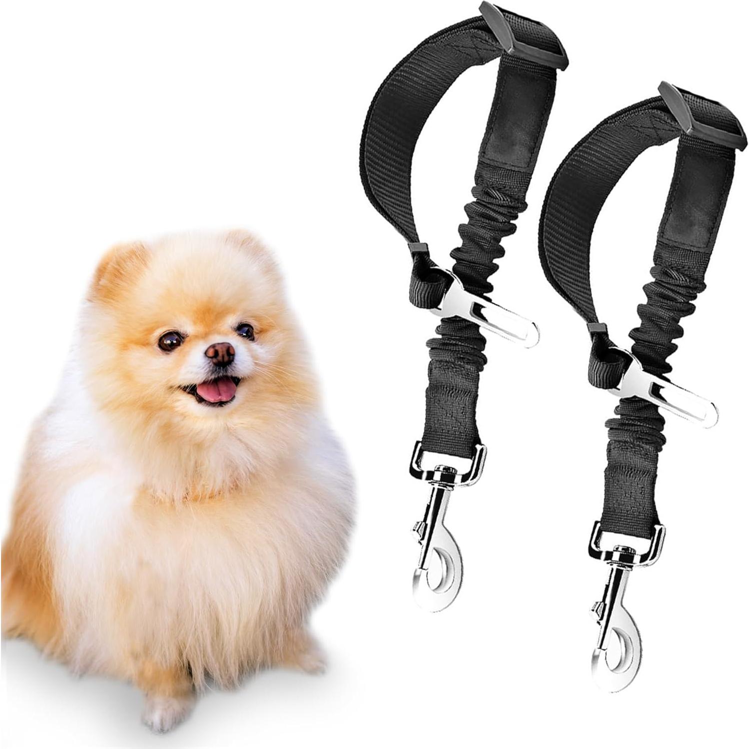 Cinturón de Seguridad Ajustable para Mascotas SunGrow, 61-91 cm