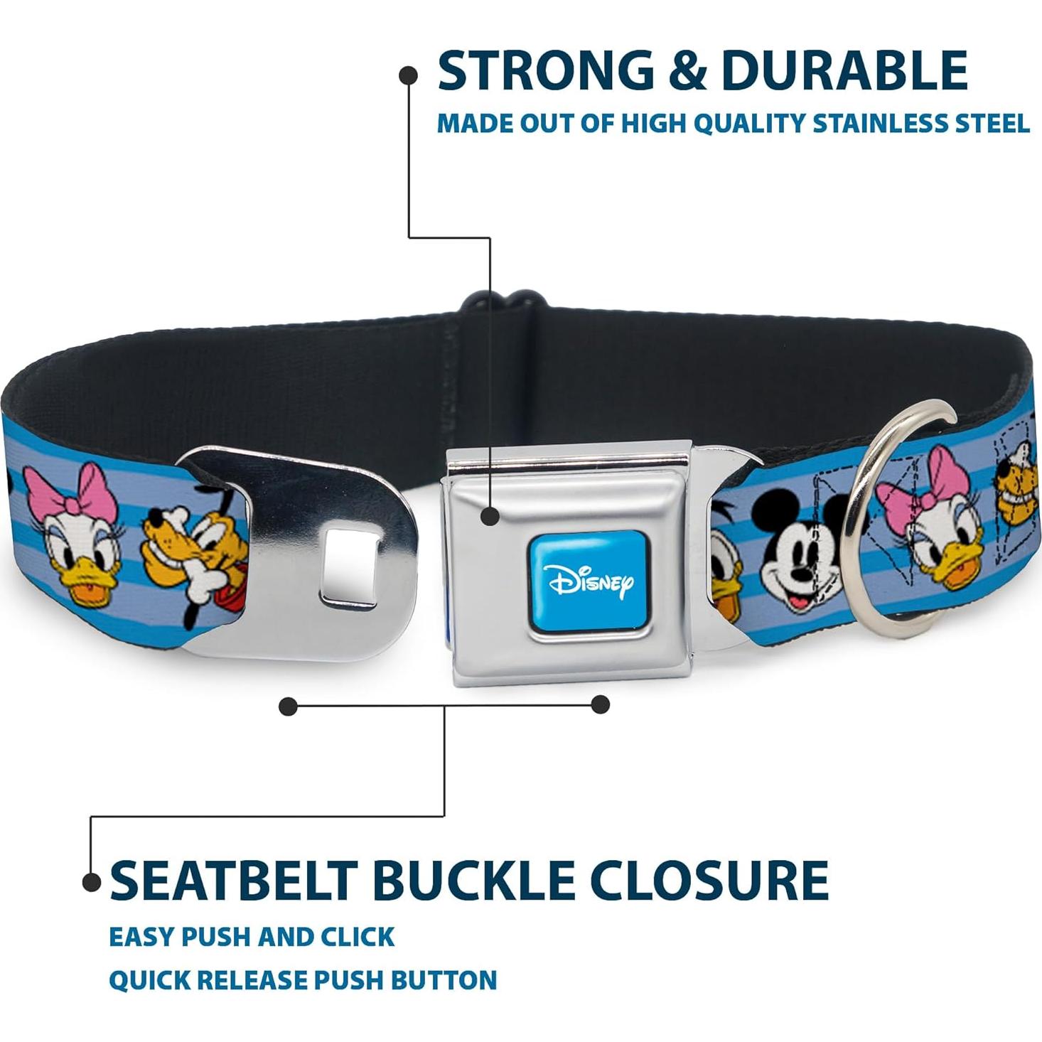 Collar para Perros Disney Buckle-Down 15-24" (38-61 cm) 2.54 cm