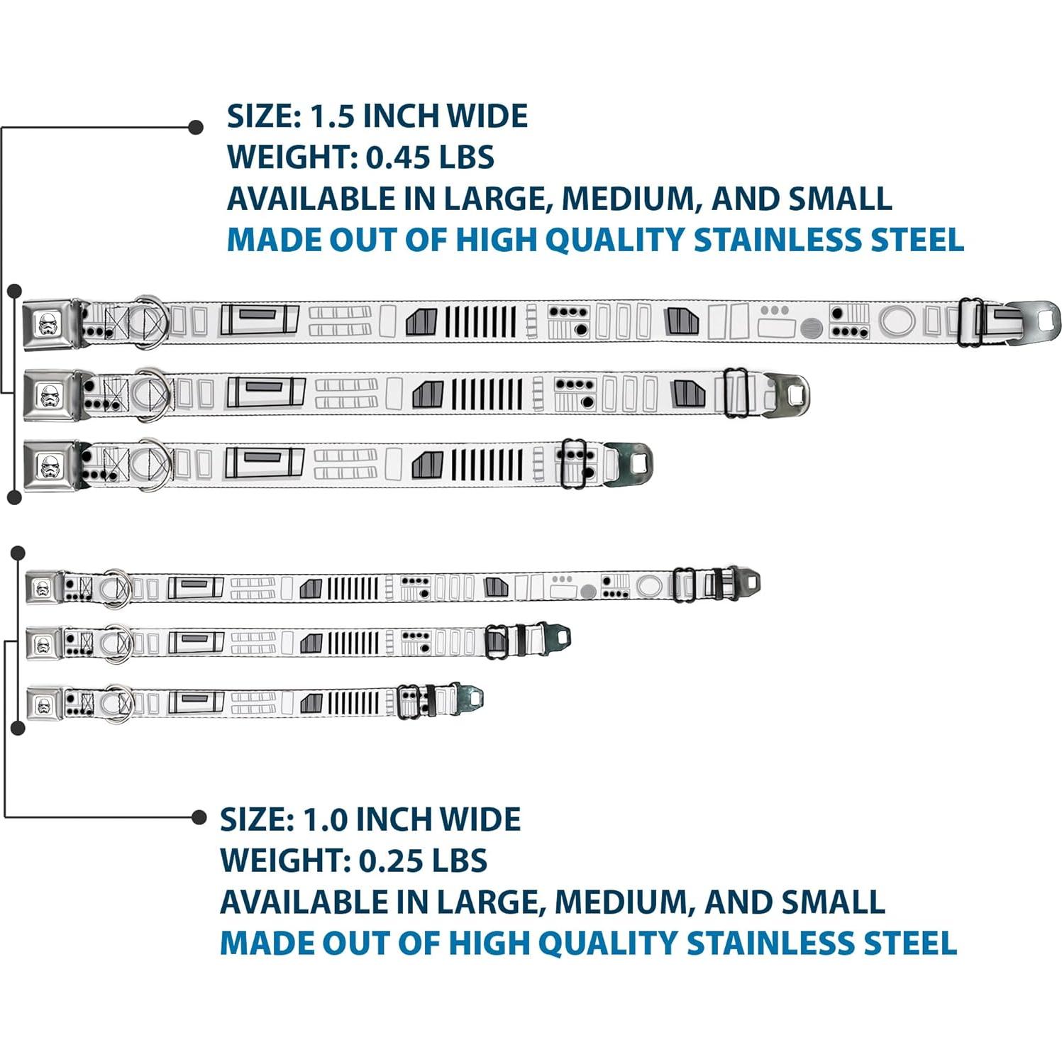 Collar para Perros Star Wars Buckle-Down 38-61 cm 2.54 cm Ancho