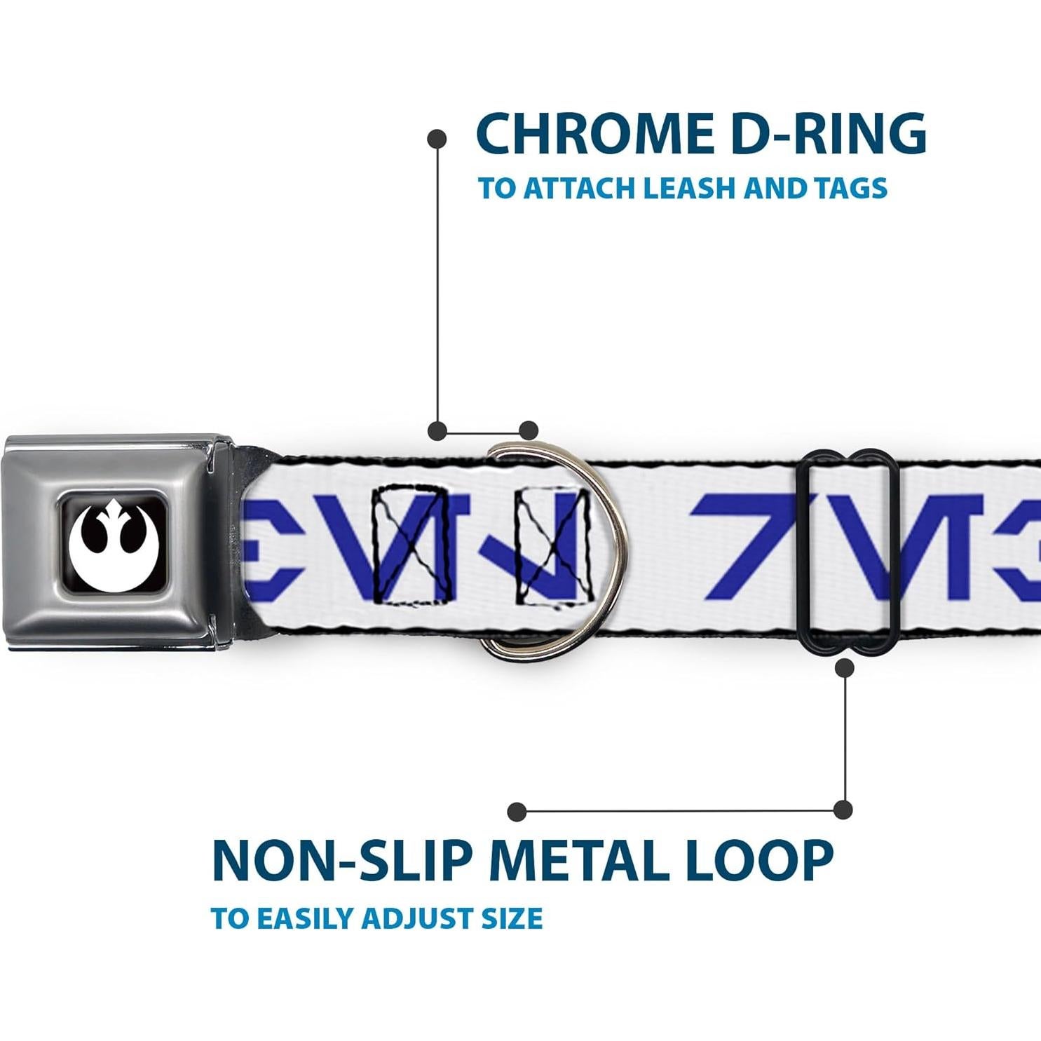 Collar para Perros Star Wars Buckle-Down 38-61 cm Ancho 2.54 cm