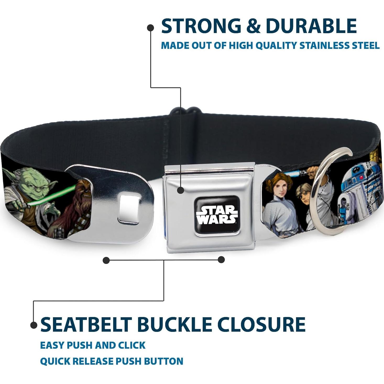 Collar para Perros Star Wars Buckle-Down 40-58 cm 3.81 cm