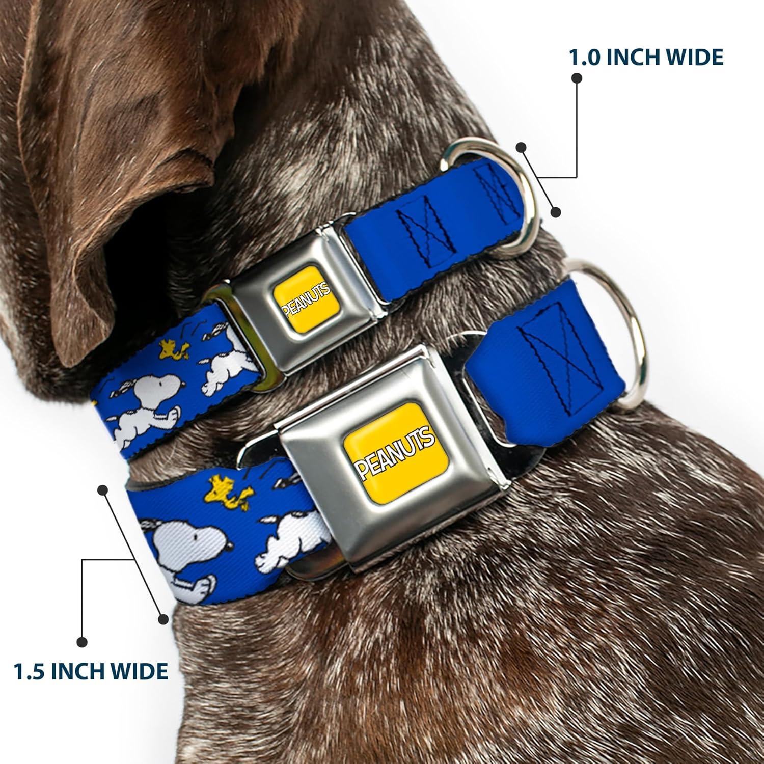 Collar para Perros Peanuts Buckle-Down 15-24" (38-61 cm) Azul