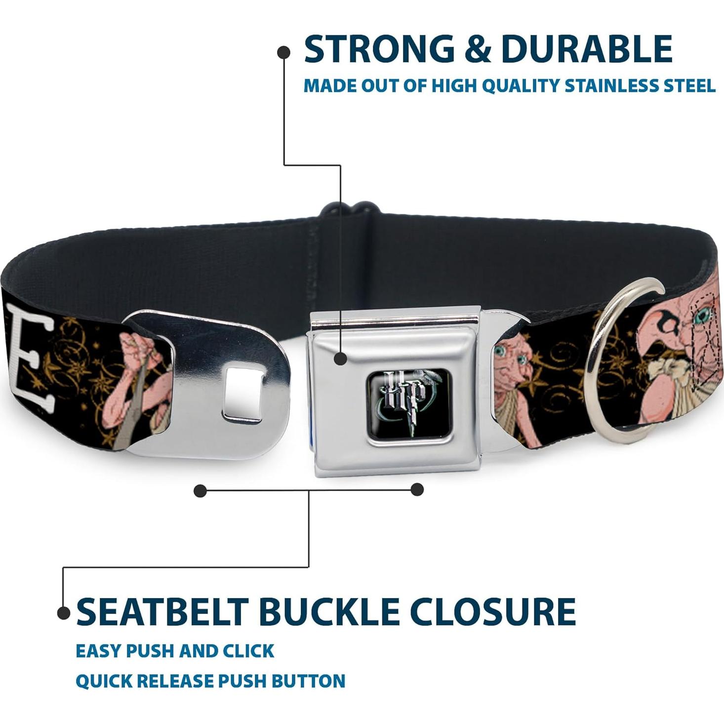 Collar para Perros Warner Bros con Hebilla de Seguridad 38-61 cm