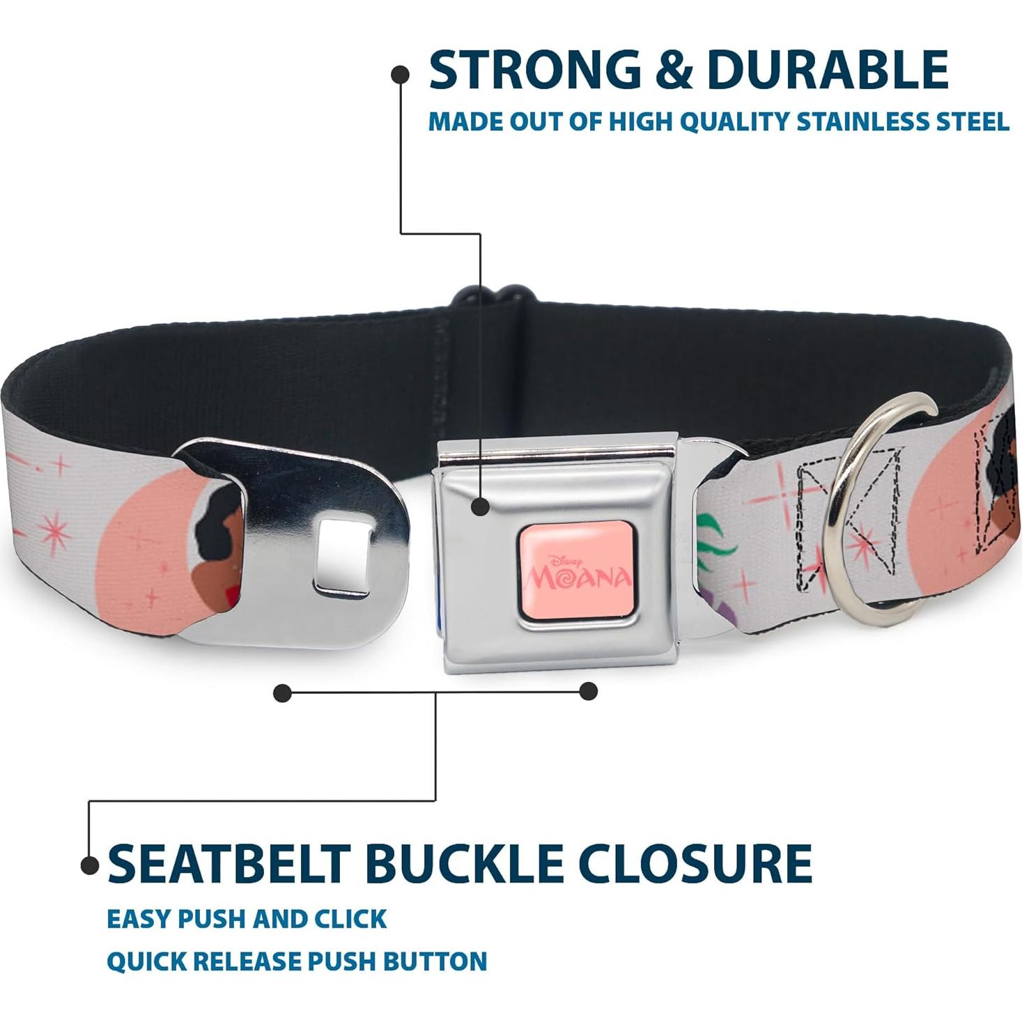 Collar para Perro Disney Buckle-Down Moana 11-16.5"