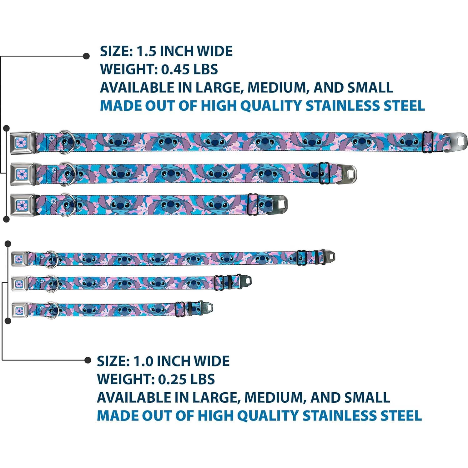 Collar para Perro Disney Buckle-Down Lilo y Stitch 24.1-33 cm