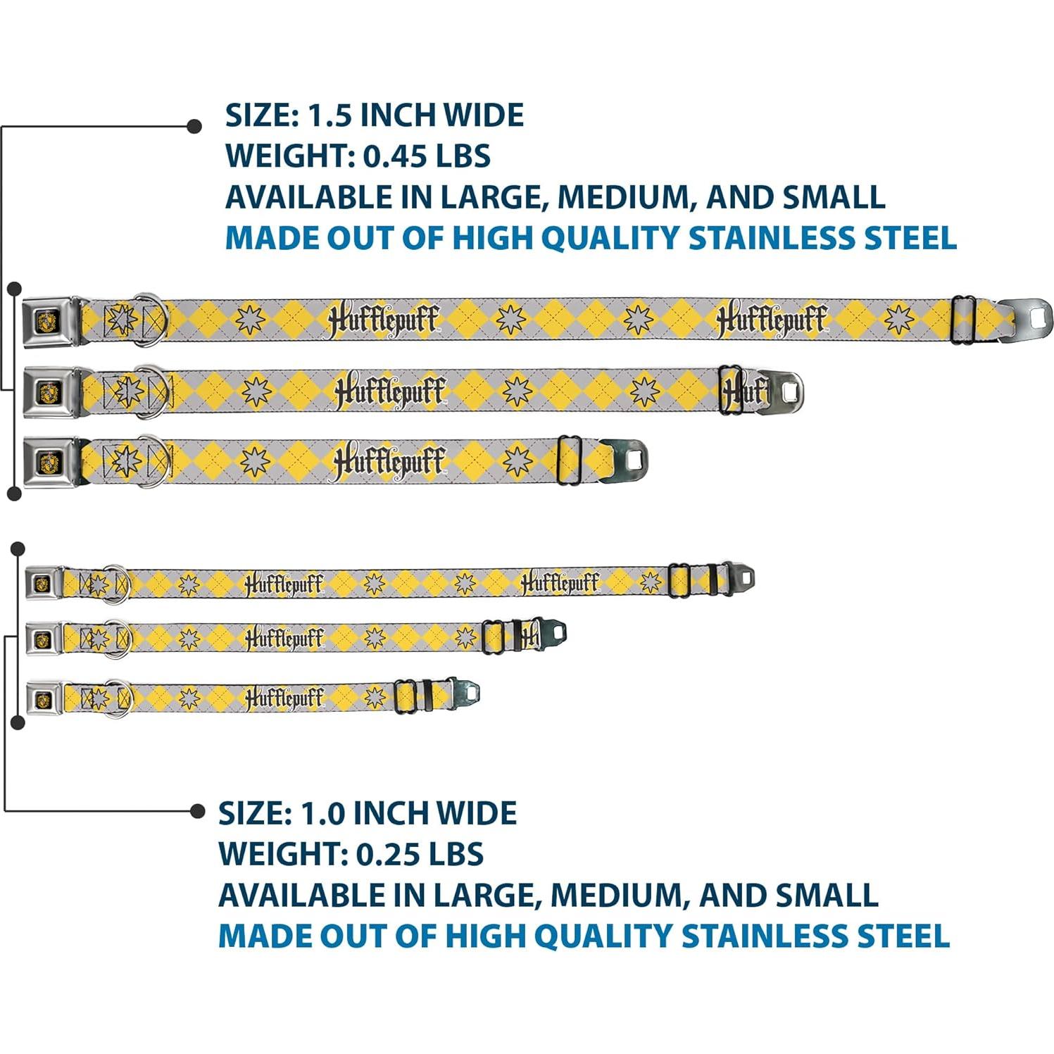 Collar para Perros Warner Bros Hufflepuff 28-42 cm 2.54 cm Ancho
