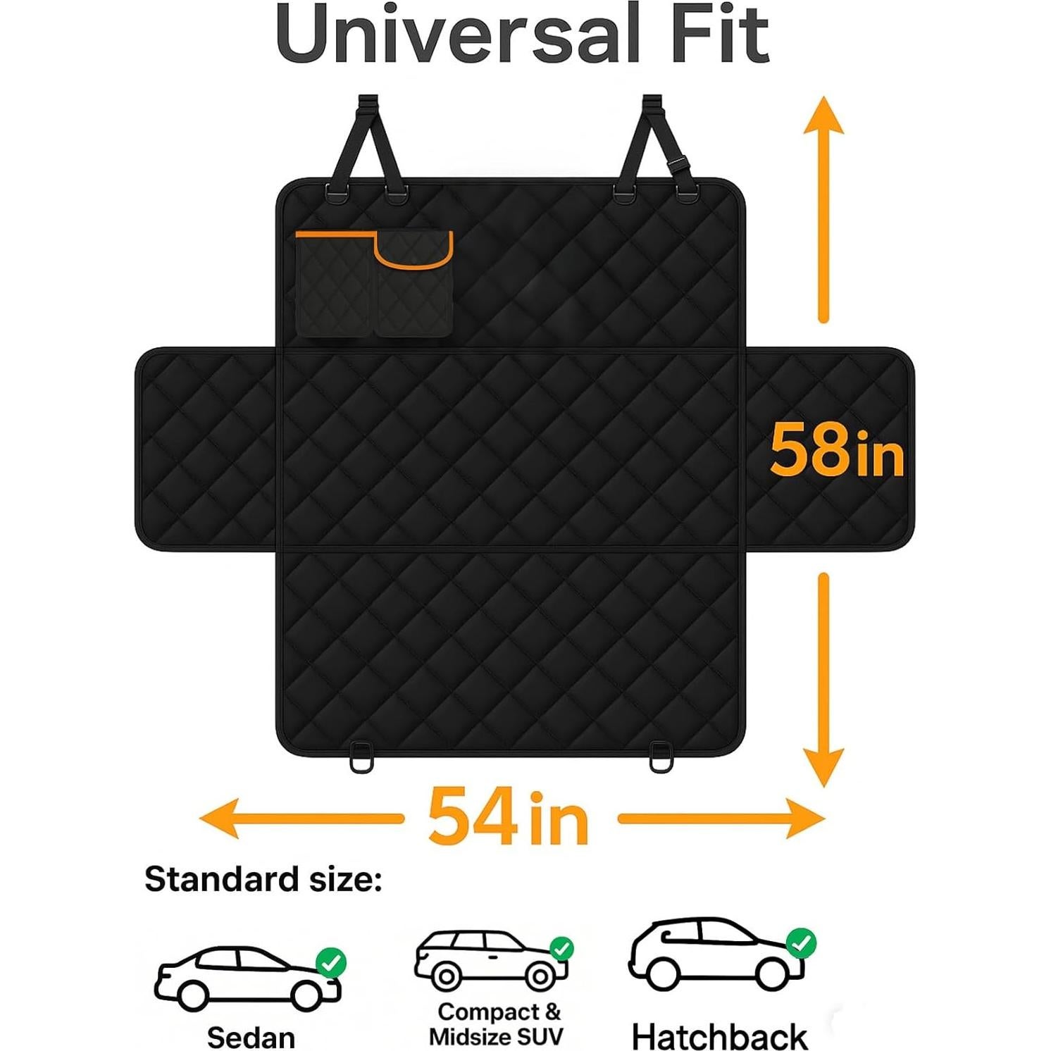 Funda de Asiento para Perros Fidozen SC3V1 Impermeable Universal