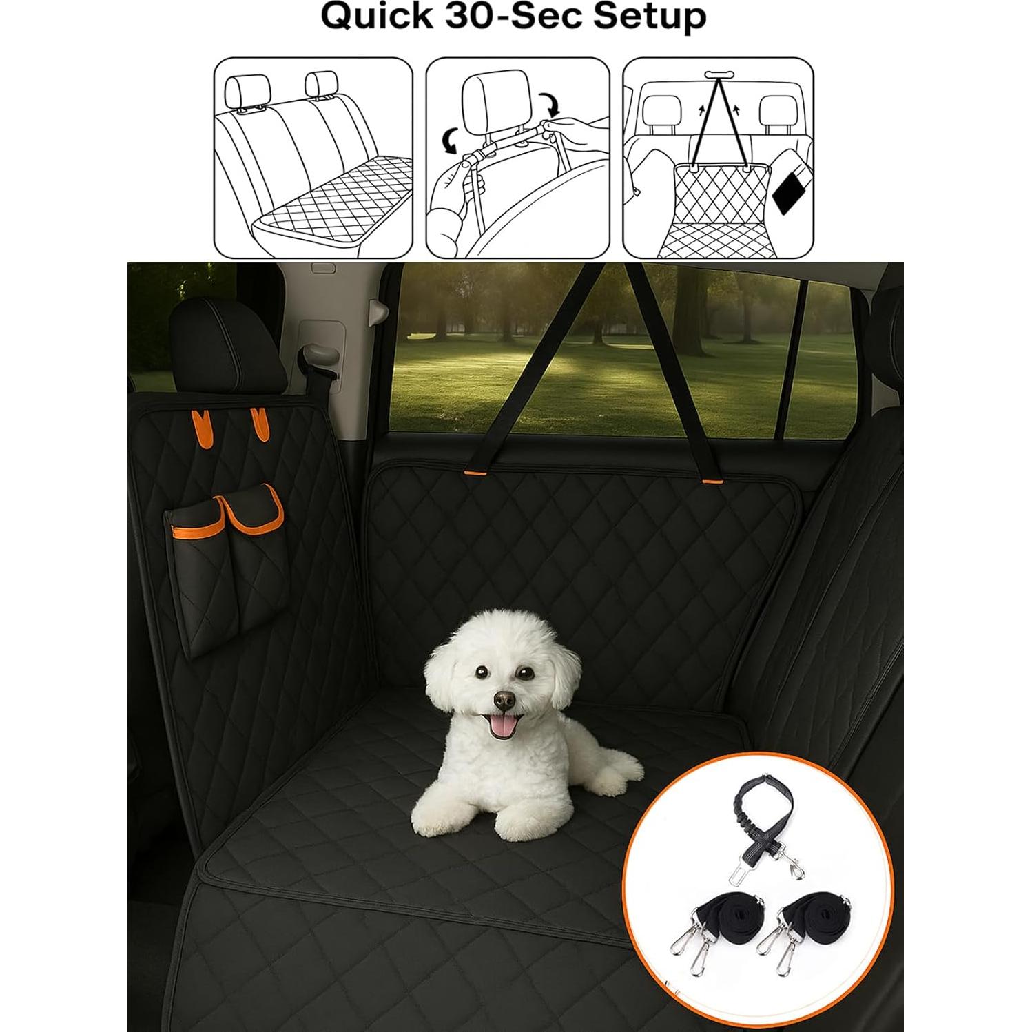 Funda de Asiento para Perros Fidozen SC3V1 Impermeable Universal