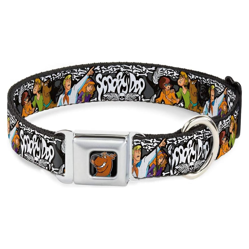 Collar de Perro Buckle-Down Scooby Doo 2.54 cm Ajustable 22-38 cm