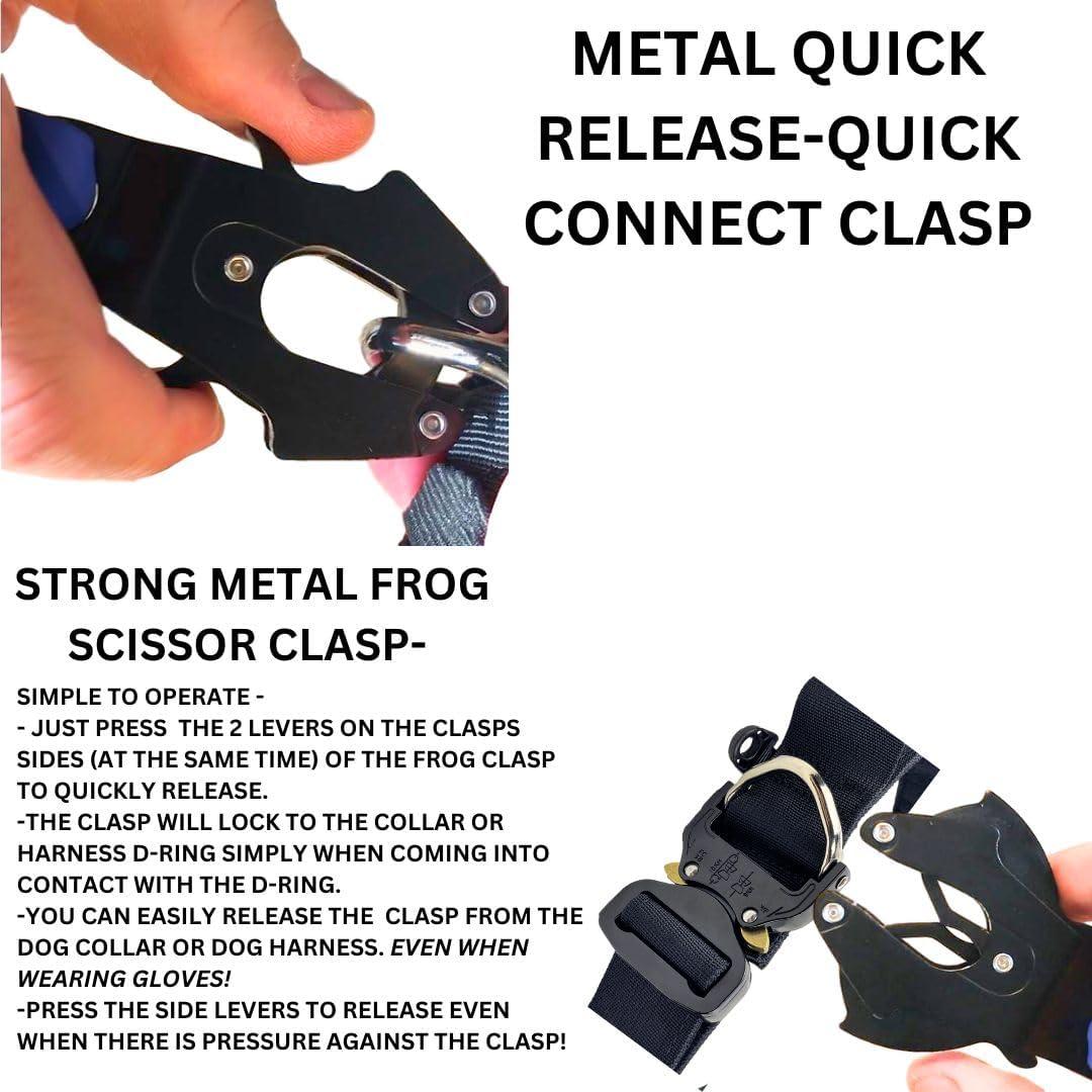 Correa Bungee de Perro DeziZeusK9 0.9m Rosa Alta Resistencia