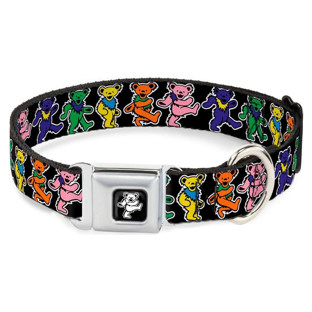 Collar para Perro Buckle-Down Osos Bailarines 3.81 cm Ajustable