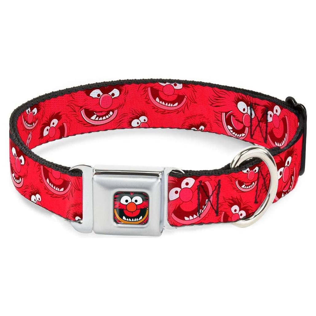 Collar para Perro Buckle-Down 2.54 cm Rojo Ajustable 23-38 cm