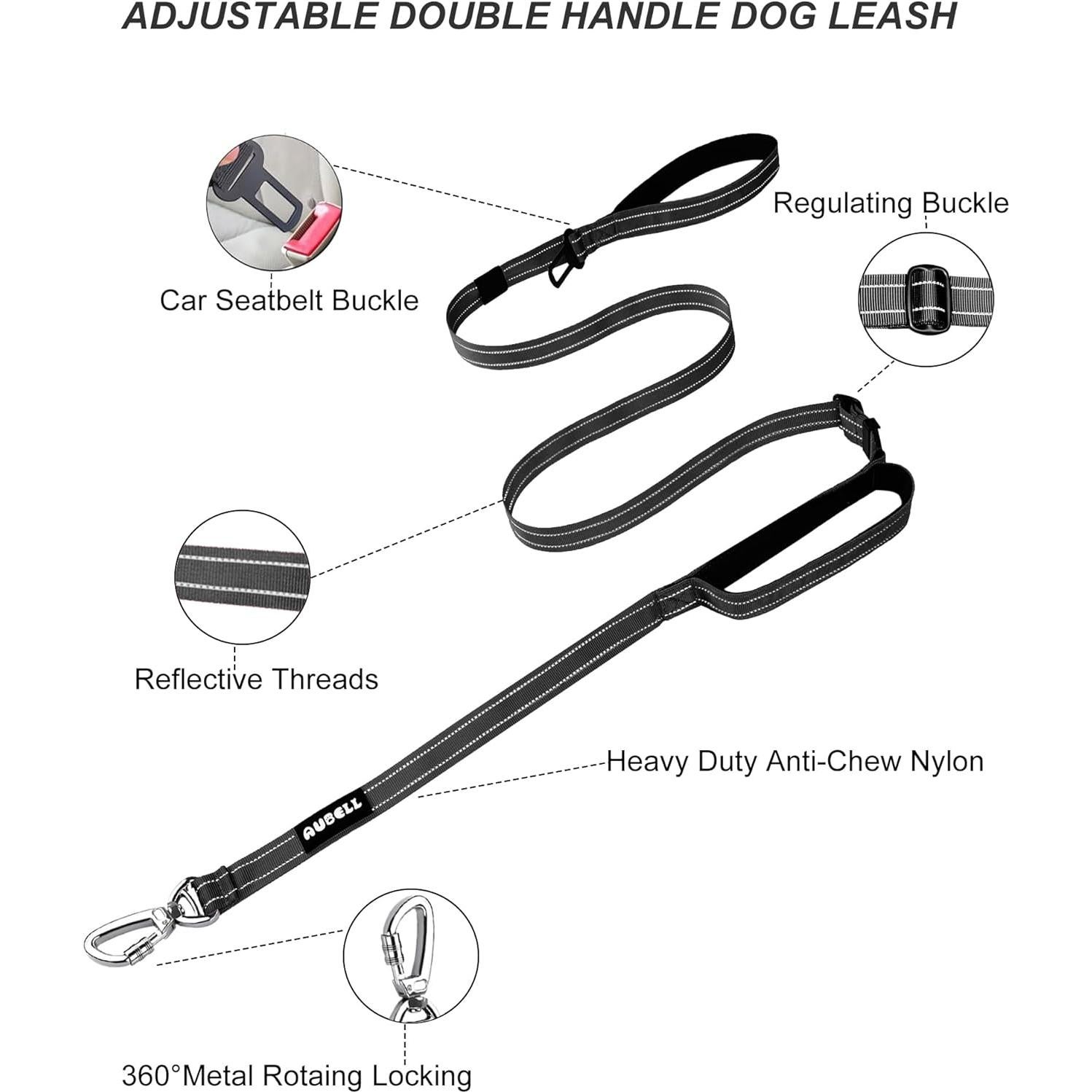 Correa Táctica AUBELL Doble Mango Nylon Reflectante 1.37-1.83m