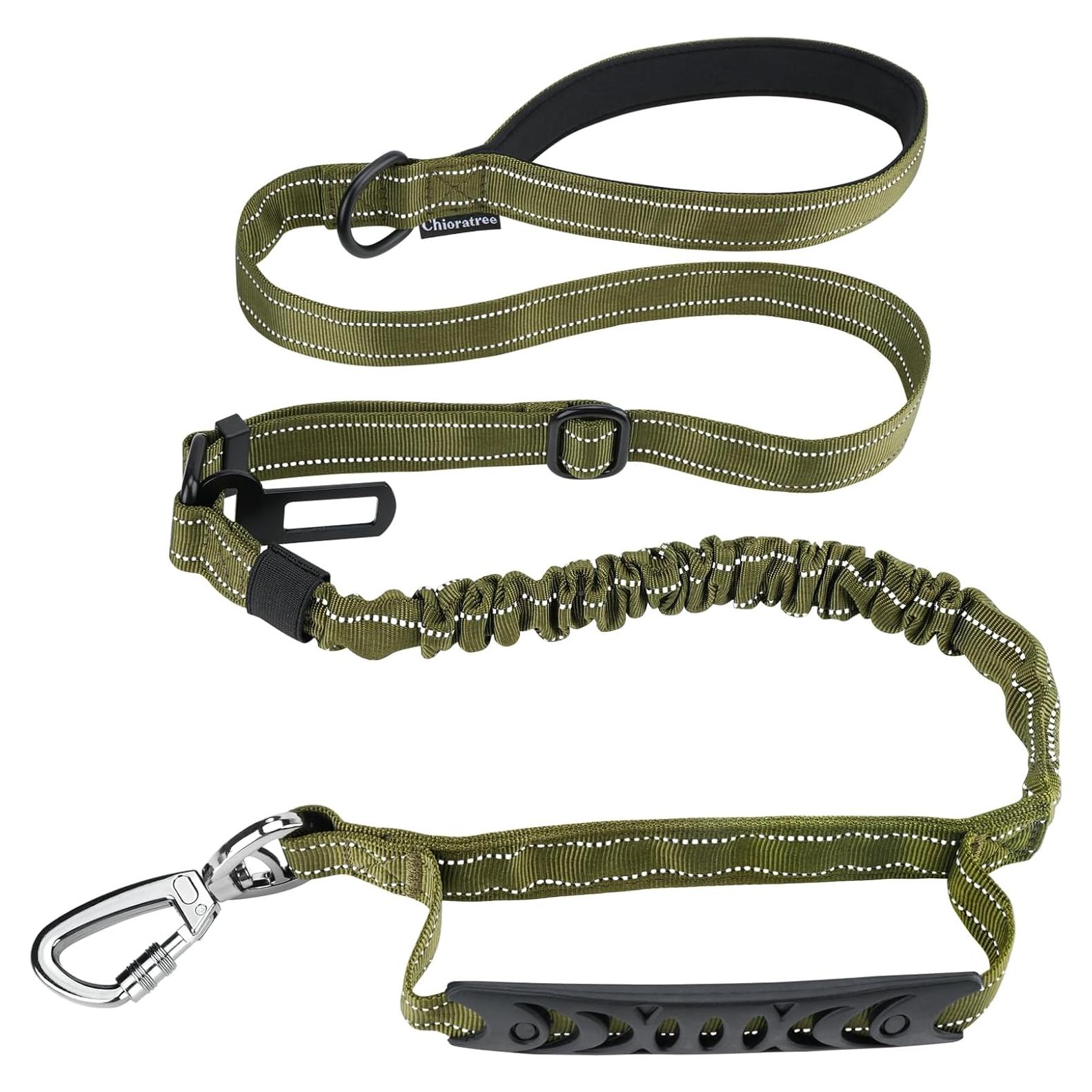 Correa de Perro Táctica Chioratree 1.22-1.83m Bungee Reflectante