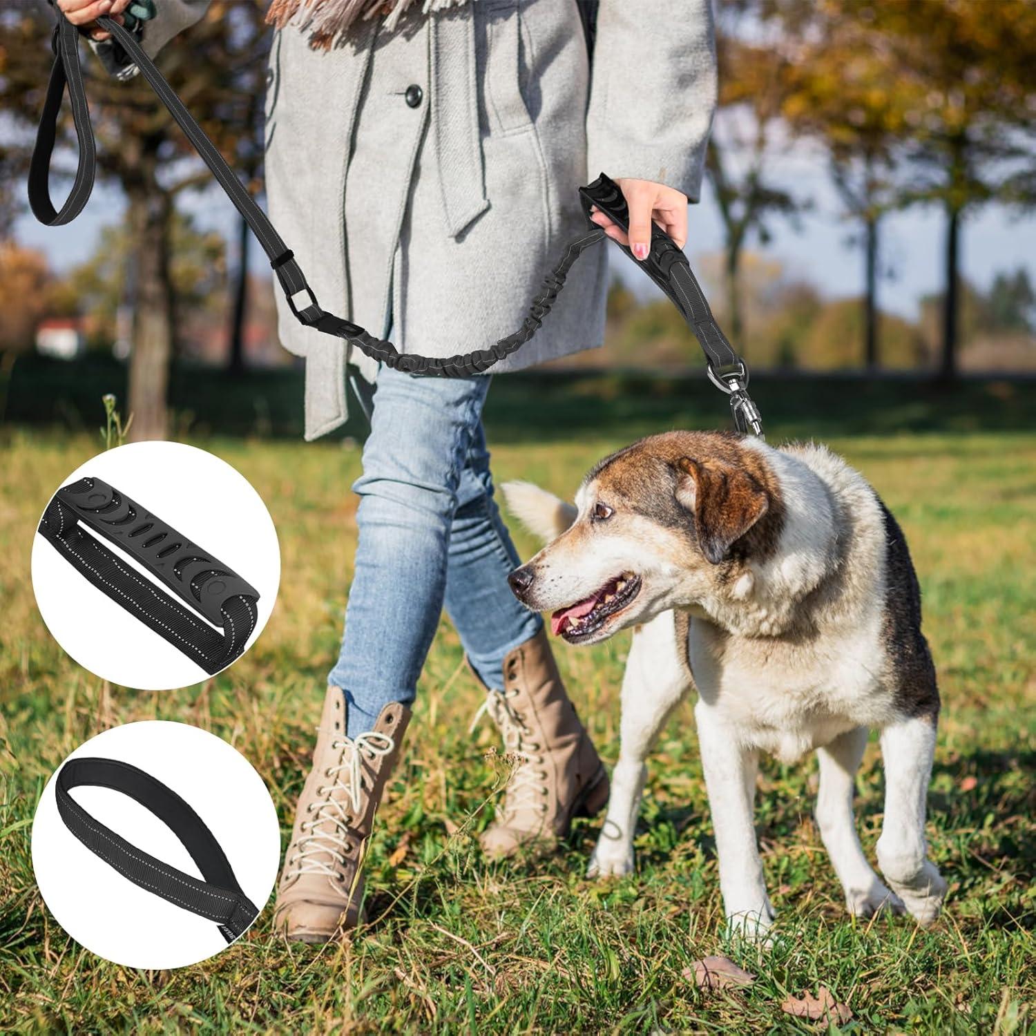 Correa de Perro Táctica Chioratree 1.22-1.83m Bungee Reflectante