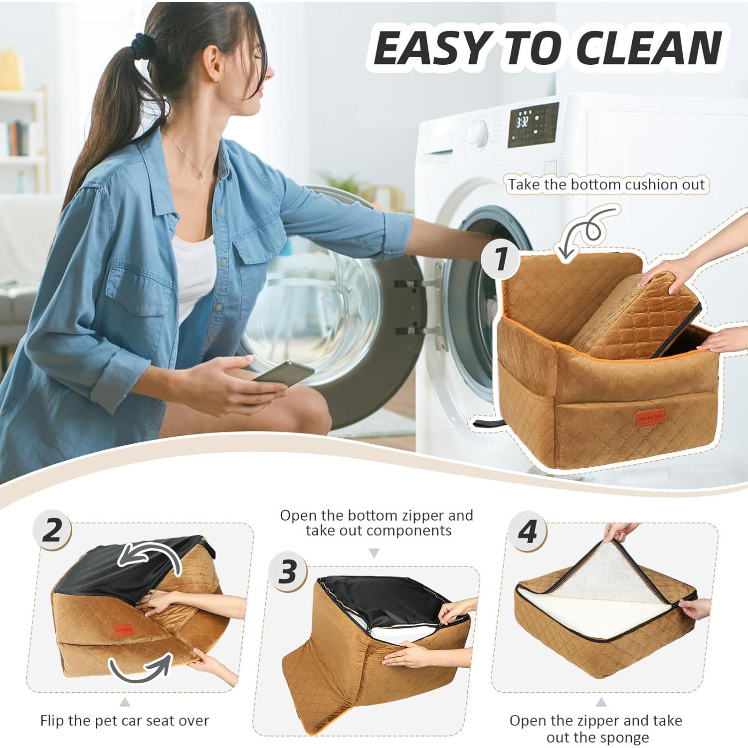 Asiento Elevador para Perros HEGGCOOE 52.58x48.01 cm hasta 15.88 kg