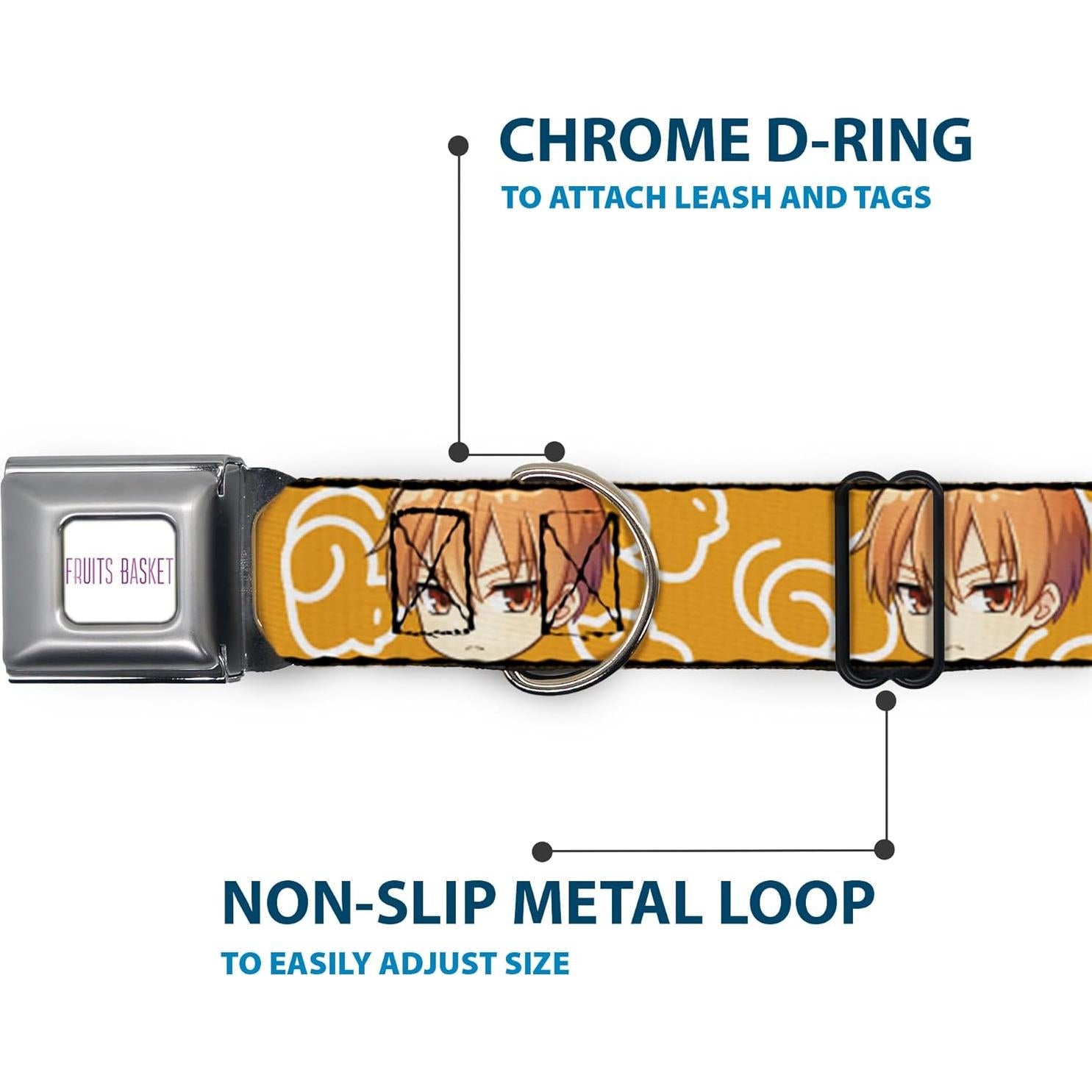 Collar para Perros Crunchyroll Kyo Soma Naranja 16-23 cm