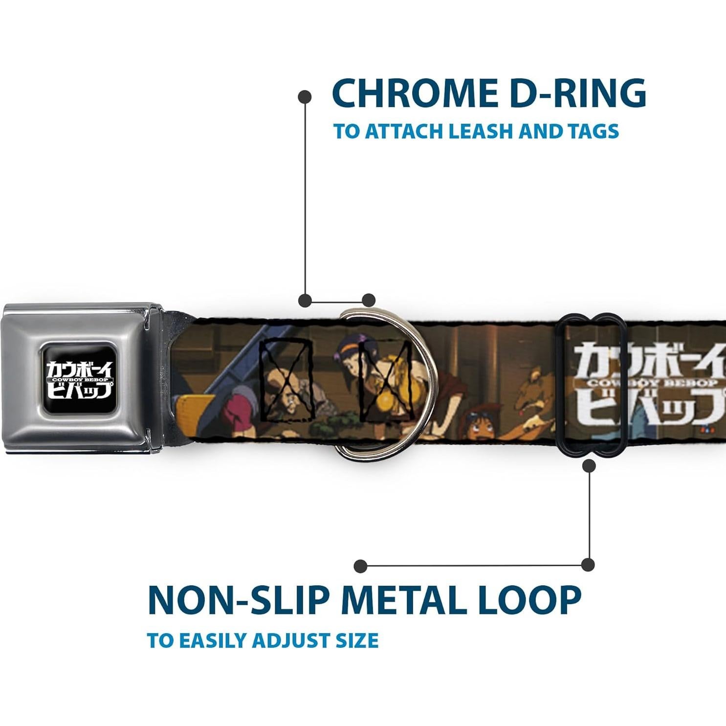 Collar para Perros Crunchyroll Cowboy Bebop 40.6-58.4 cm