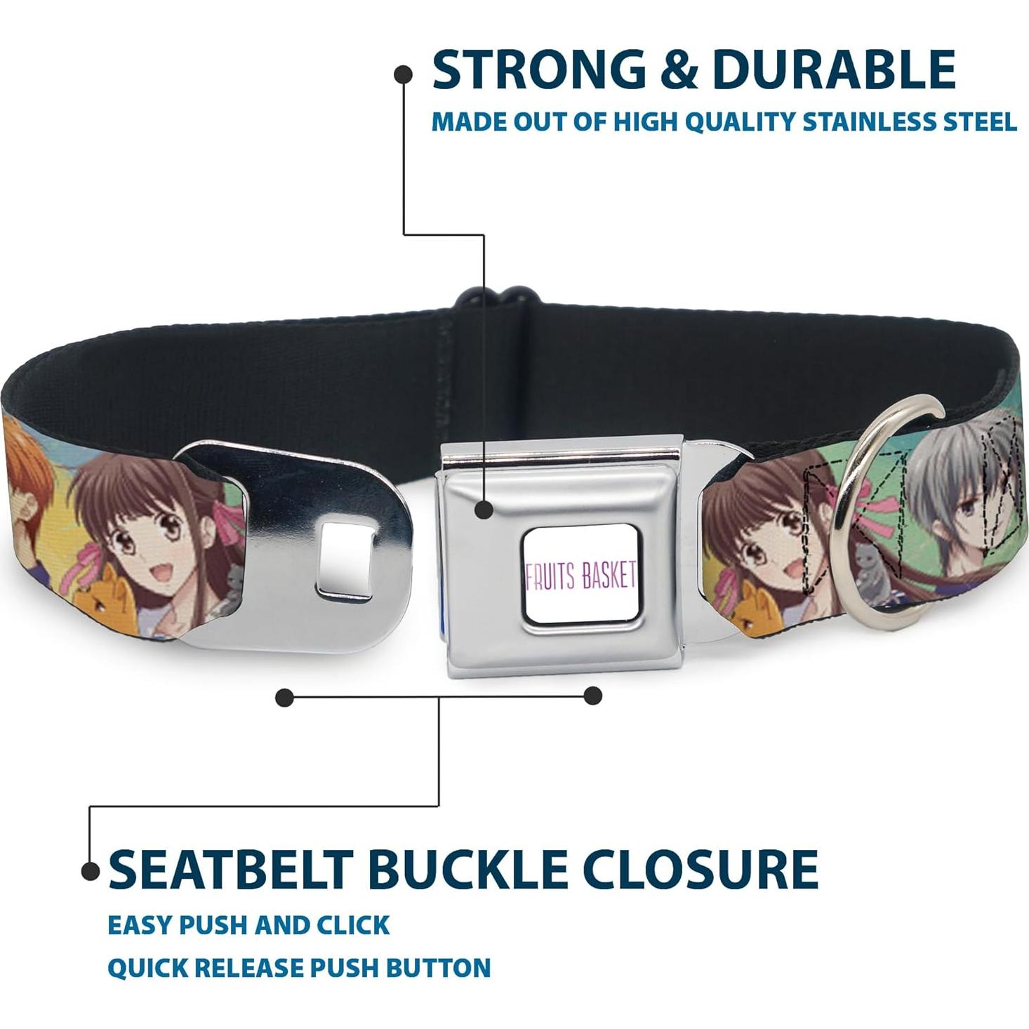 Collar para Perro Crunchyroll Kyo Tohru Yuki 16-23 cm Ancho 3.81 cm