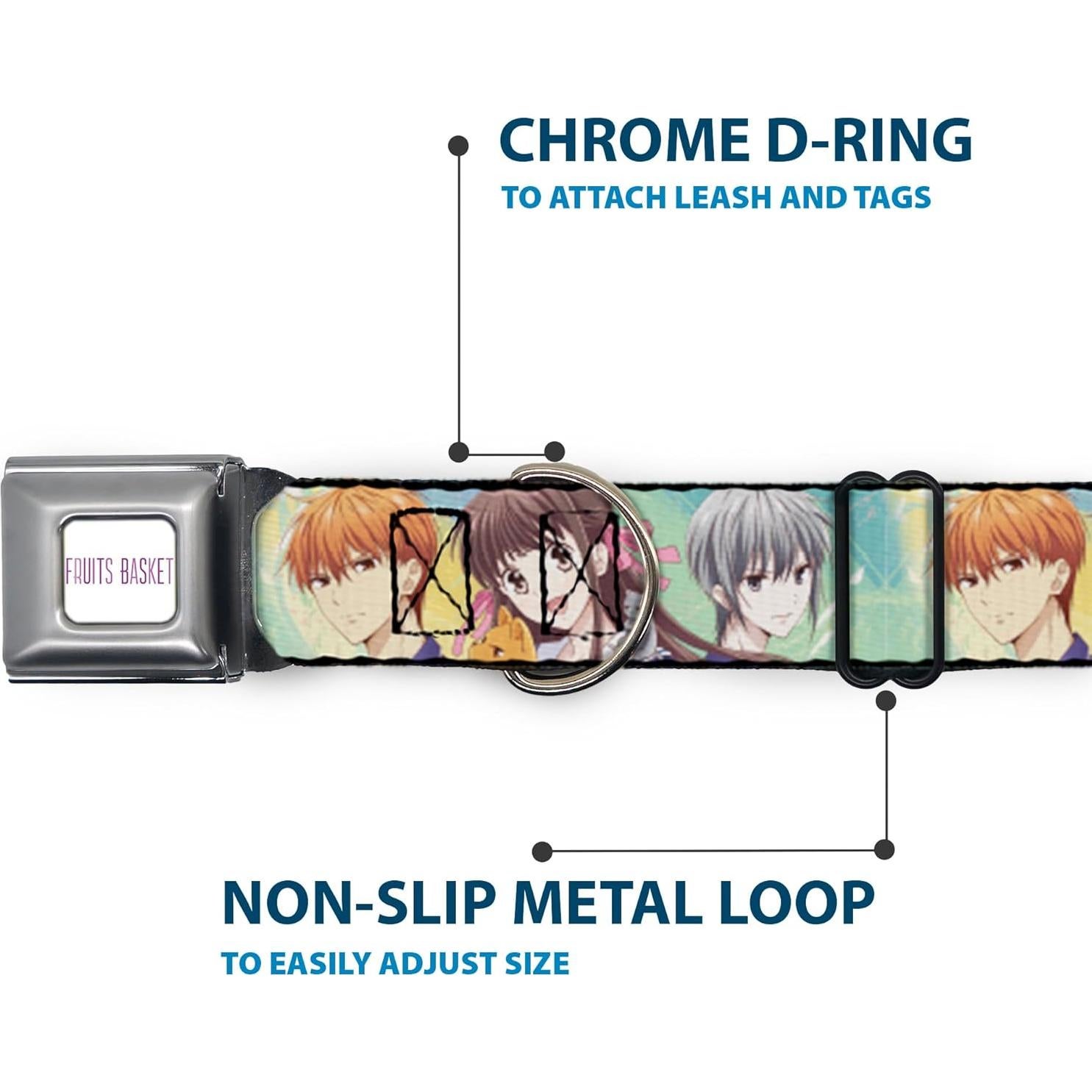 Collar para Perro Crunchyroll Kyo Tohru Yuki 16-23 cm Ancho 3.81 cm