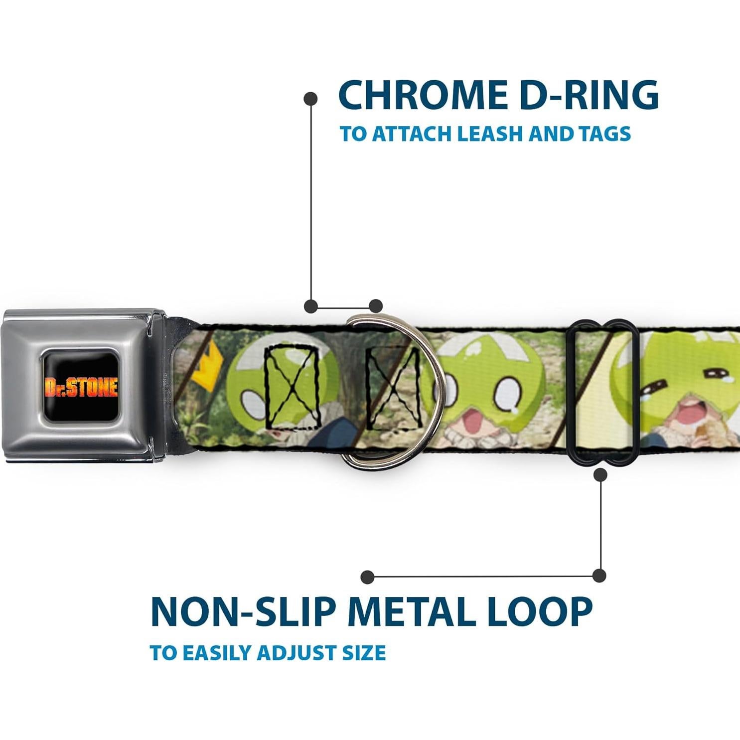 Collar para Perros Crunchyroll Dr Stone 50.8-78.7 cm 1.5 cm