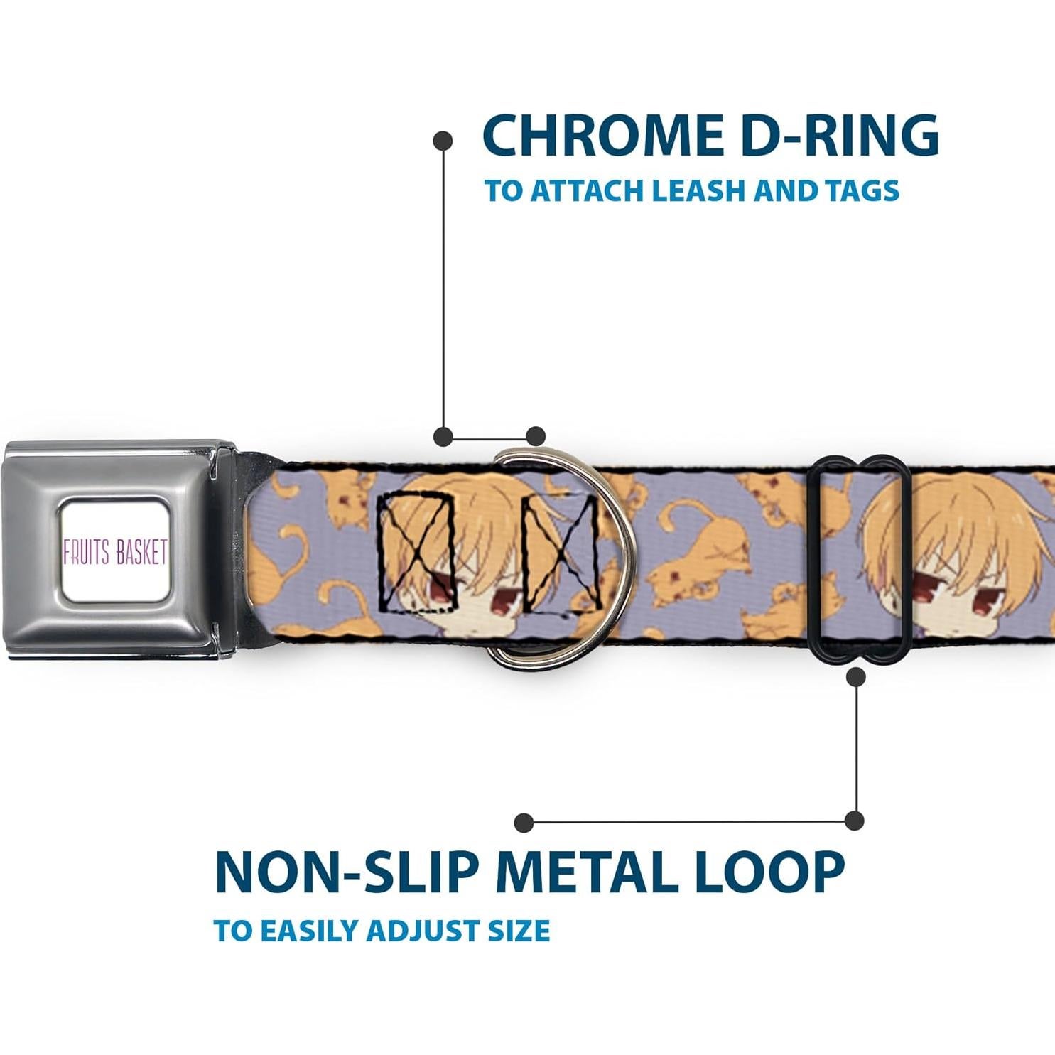 Collar de Perro Crunchyroll Kyo Soma 40.6-58.4 cm 3.8 cm