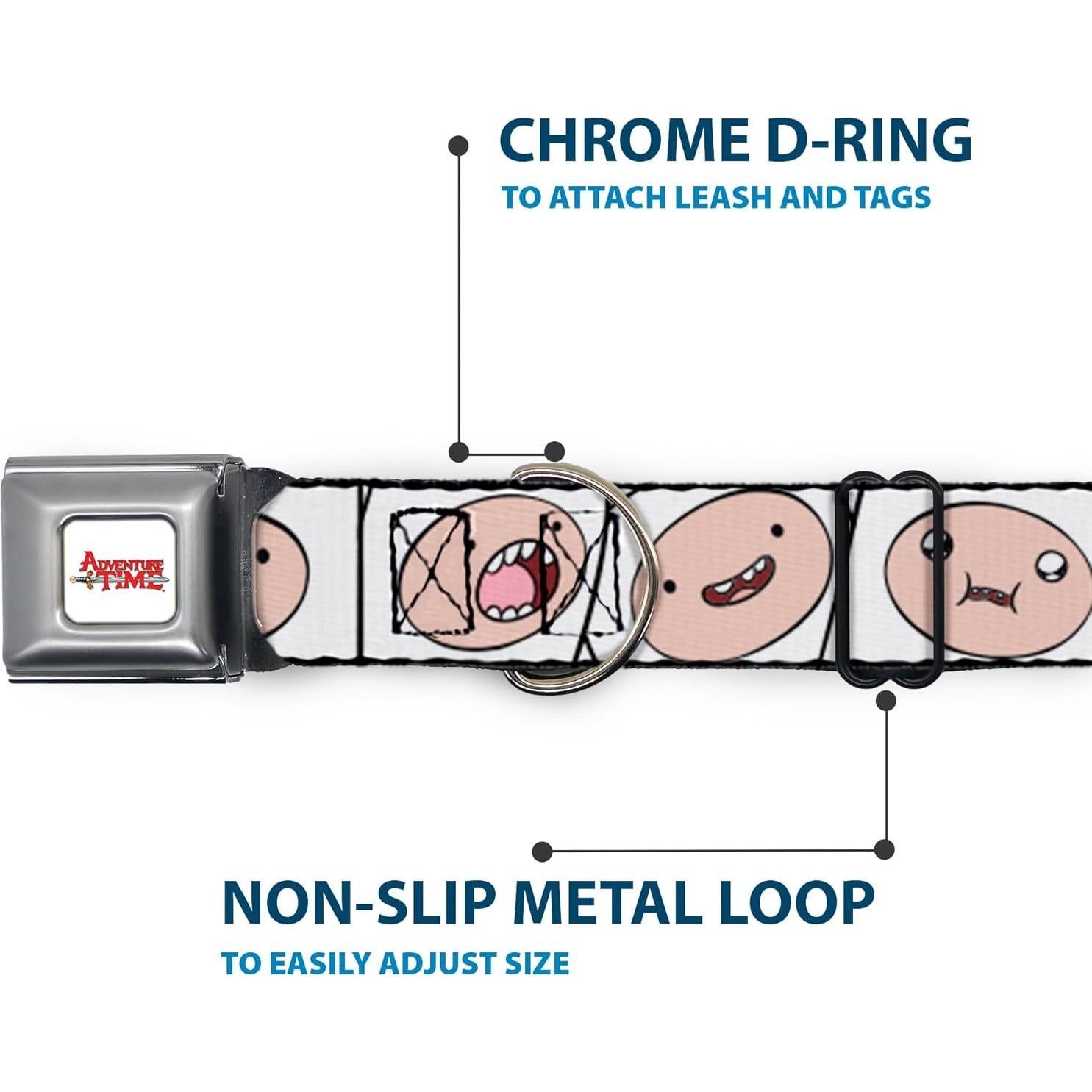 Collar para perro de cinturón de seguridad Buckle-Down 40-58 cm