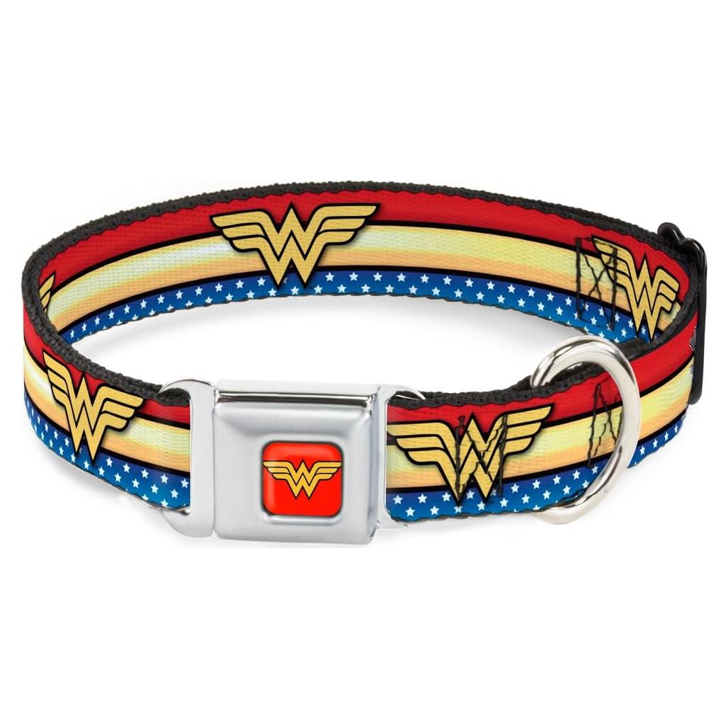 Collar de Perro Buckle-Down Wonder Woman 33-46 cm Multicolor