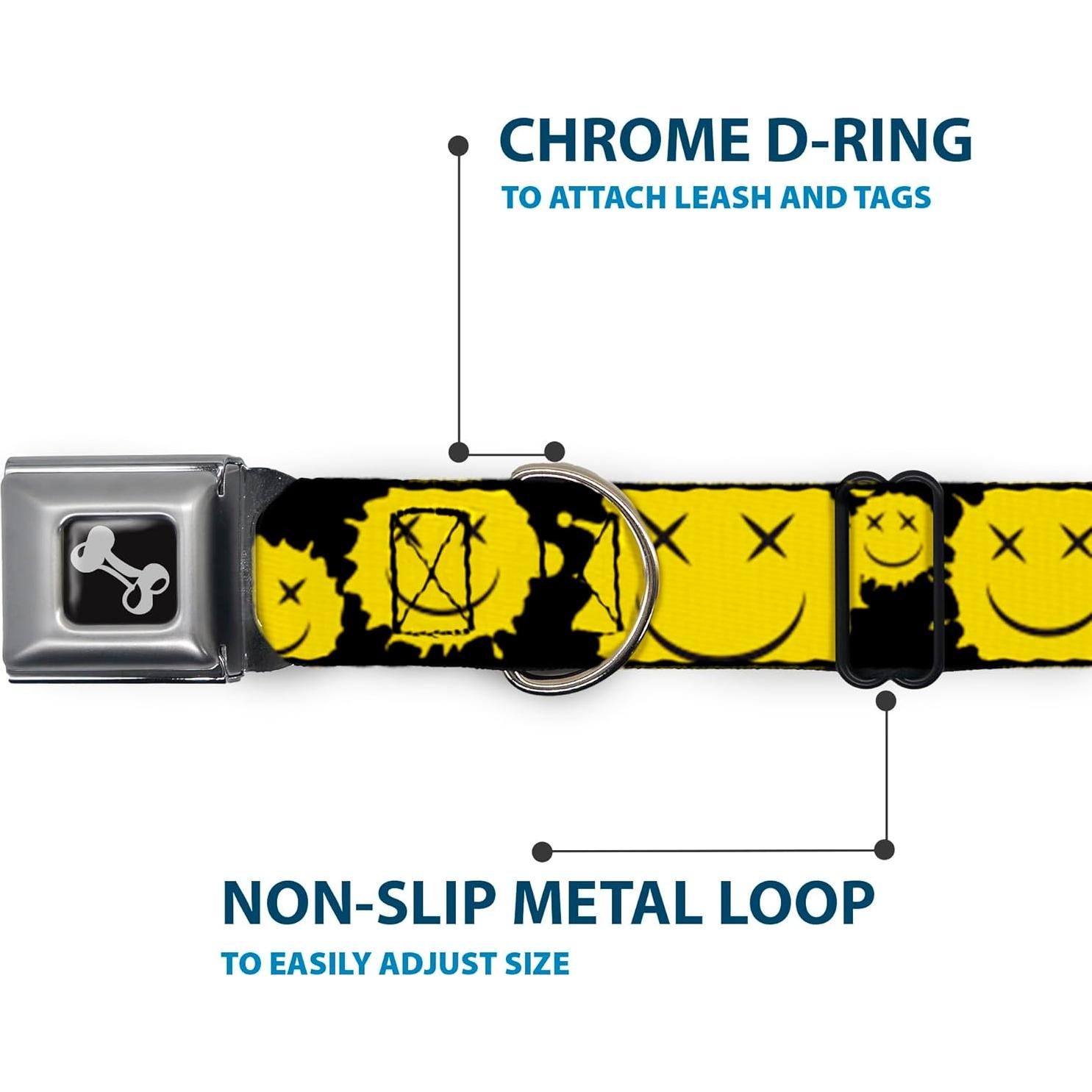 Collar para Perros Buckle-Down 16-23" (40.64-58.42 cm) Seguridad