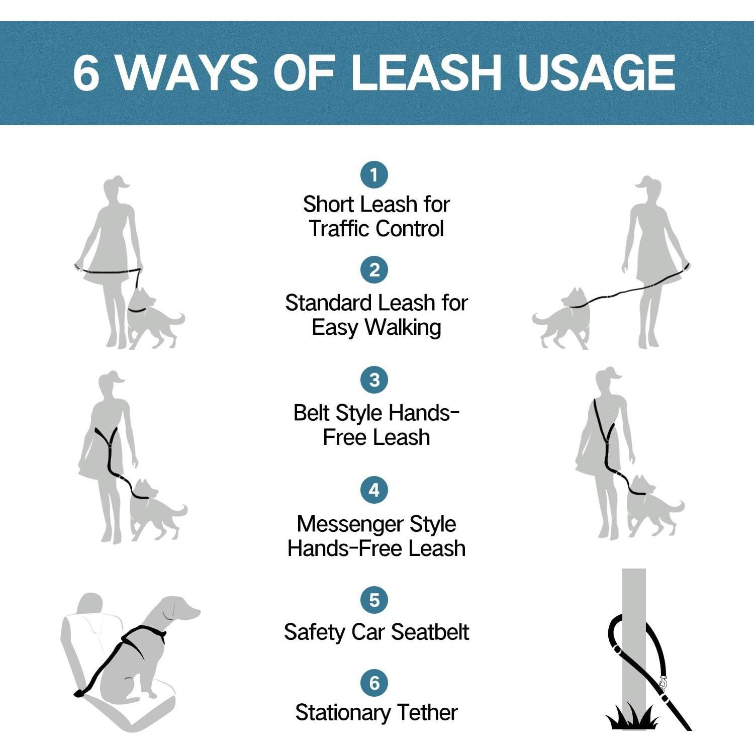 Correa para Perros LOS ANDES Verde Militar 1.52-2.44m Resistente